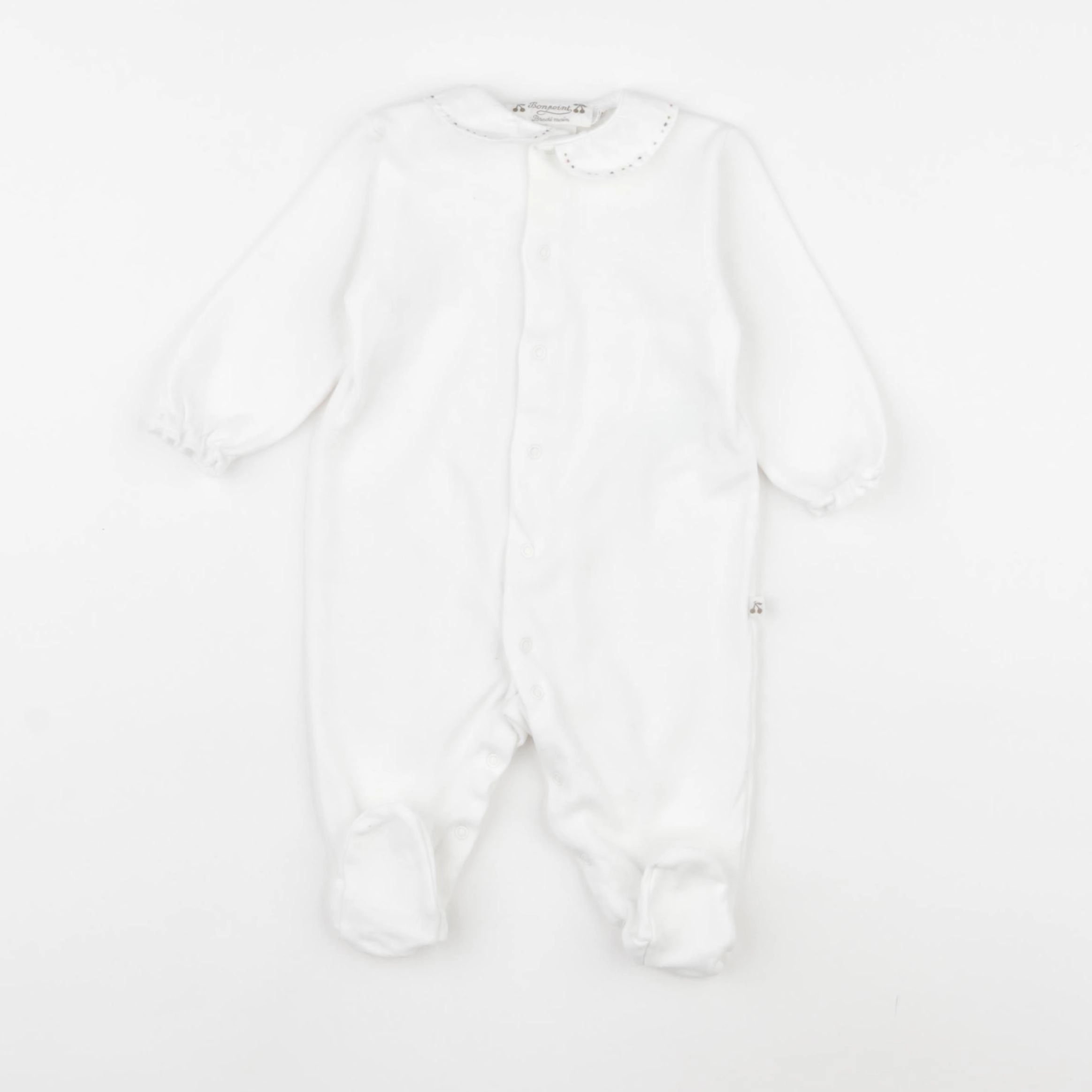Bonpoint - pyjama coton blanc - 3 mois