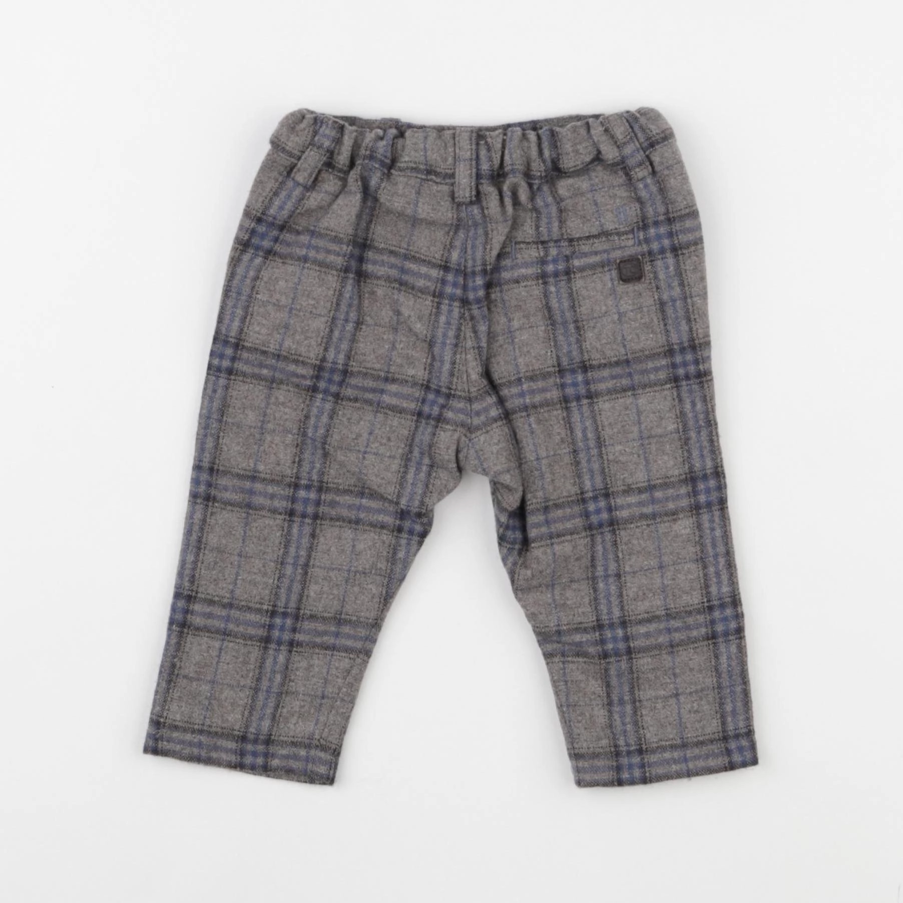 Tartine & Chocolat - pantalon doublé bleu, gris - 6 mois