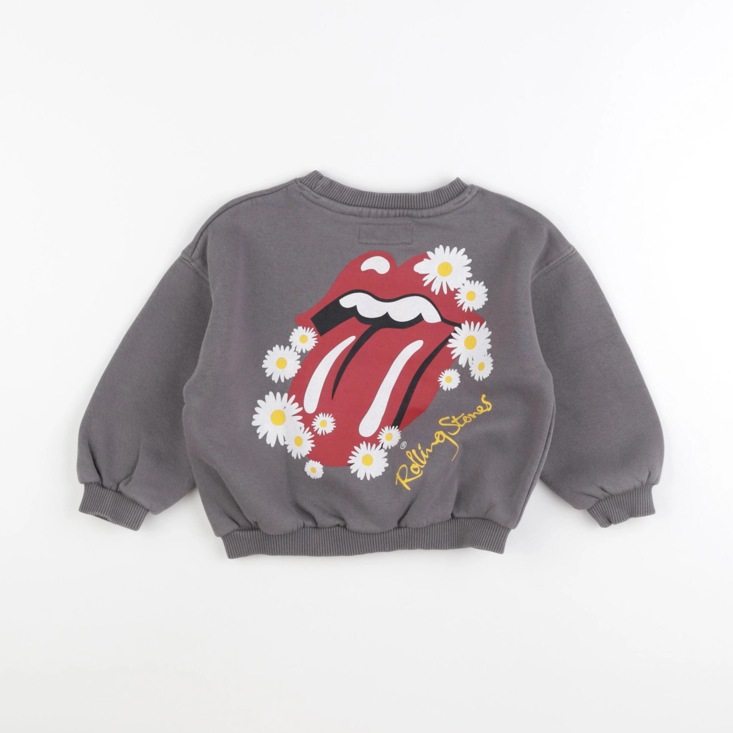 Zara - sweat imprimé au dos gris - 2 ans