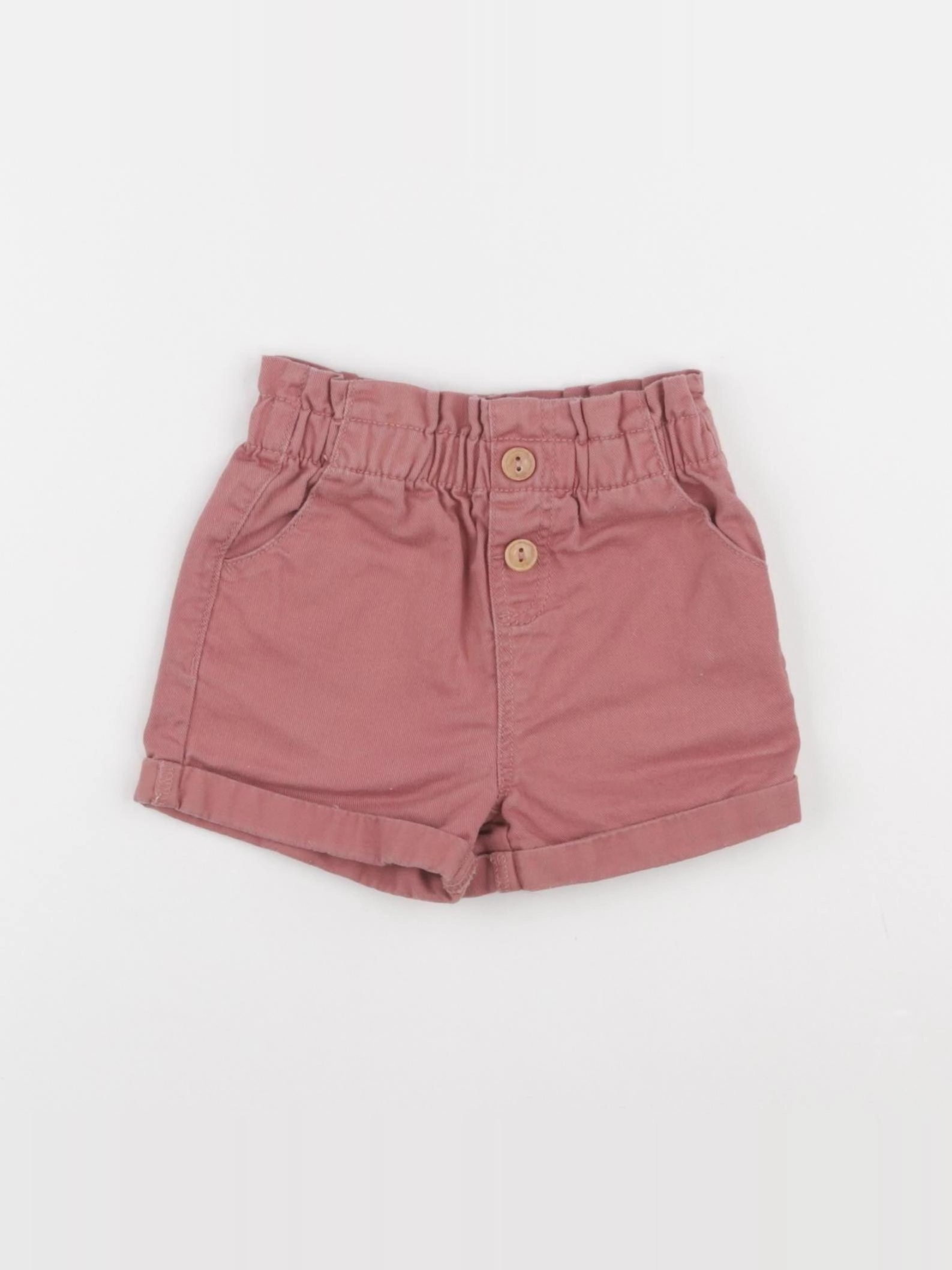 Vertbaudet - short rose - 12 mois