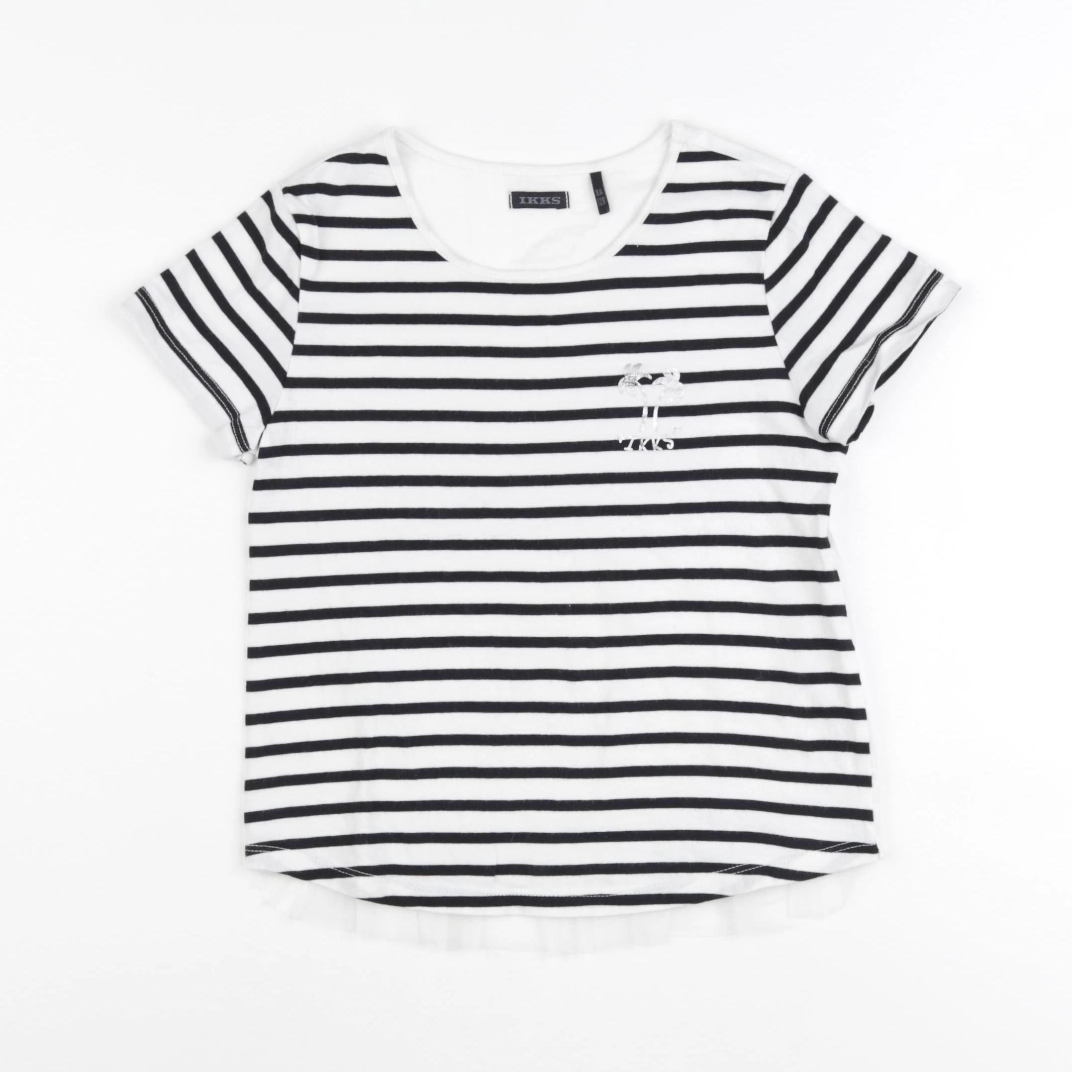 IKKS - tee-shirt bleu - 8 ans