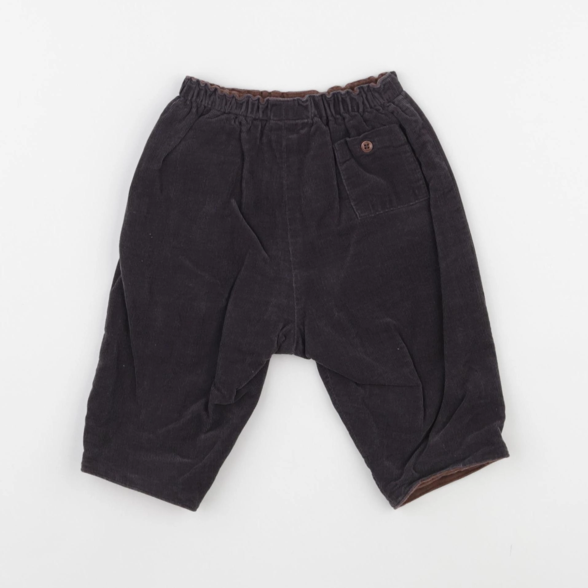 Bonpoint - sarouel doublé gris - 6 mois