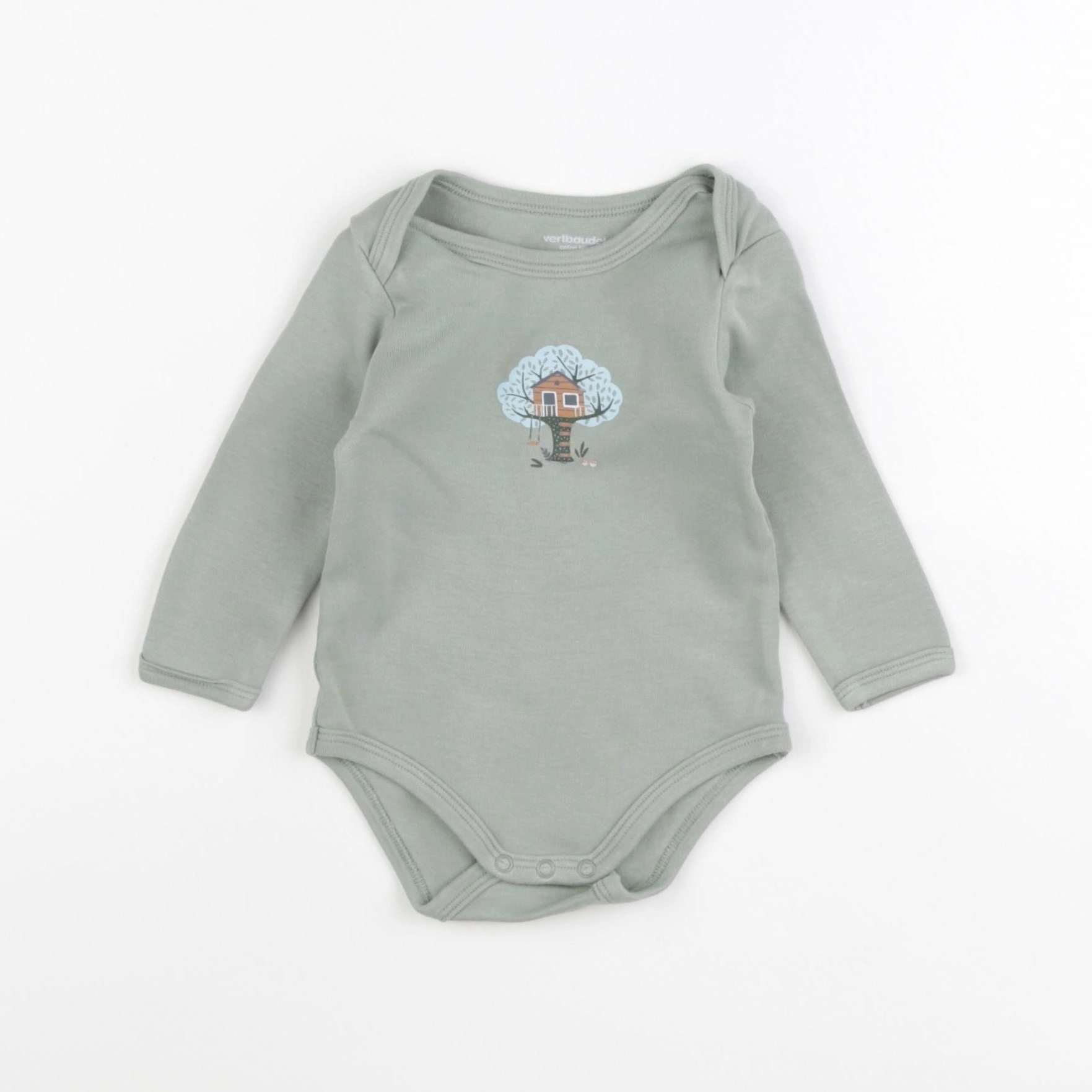 Vertbaudet - body vert - 9 mois