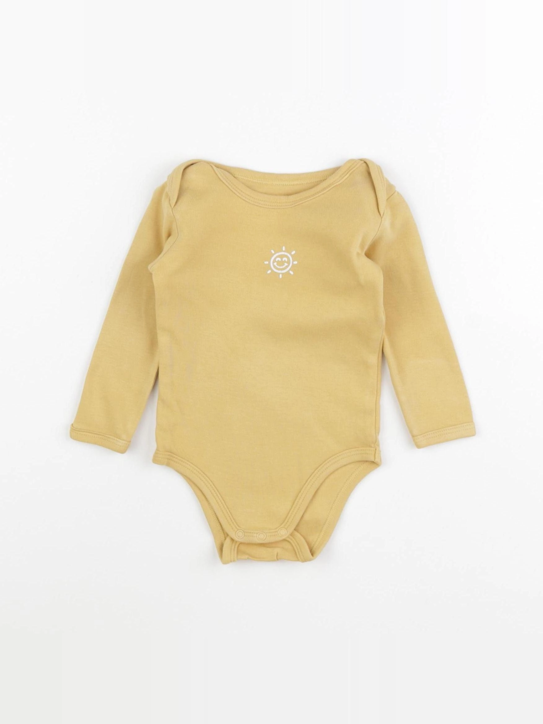 Vertbaudet - body jaune - 9 mois