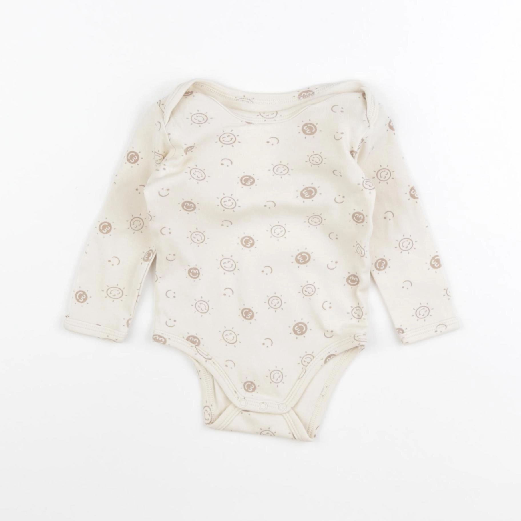 Vertbaudet - body beige - 9 mois