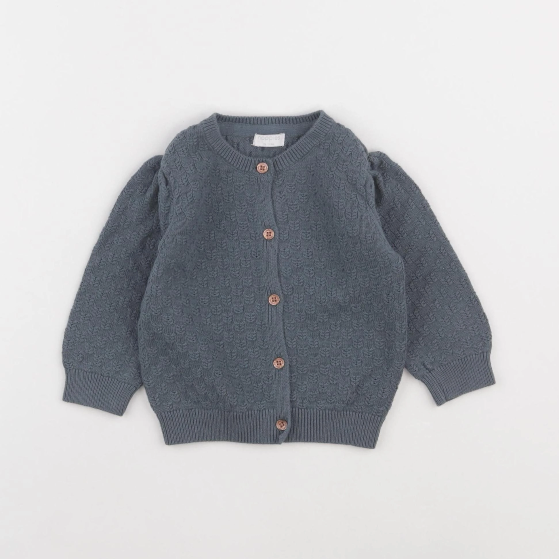 Noppies - gilet gris - 6/9 mois