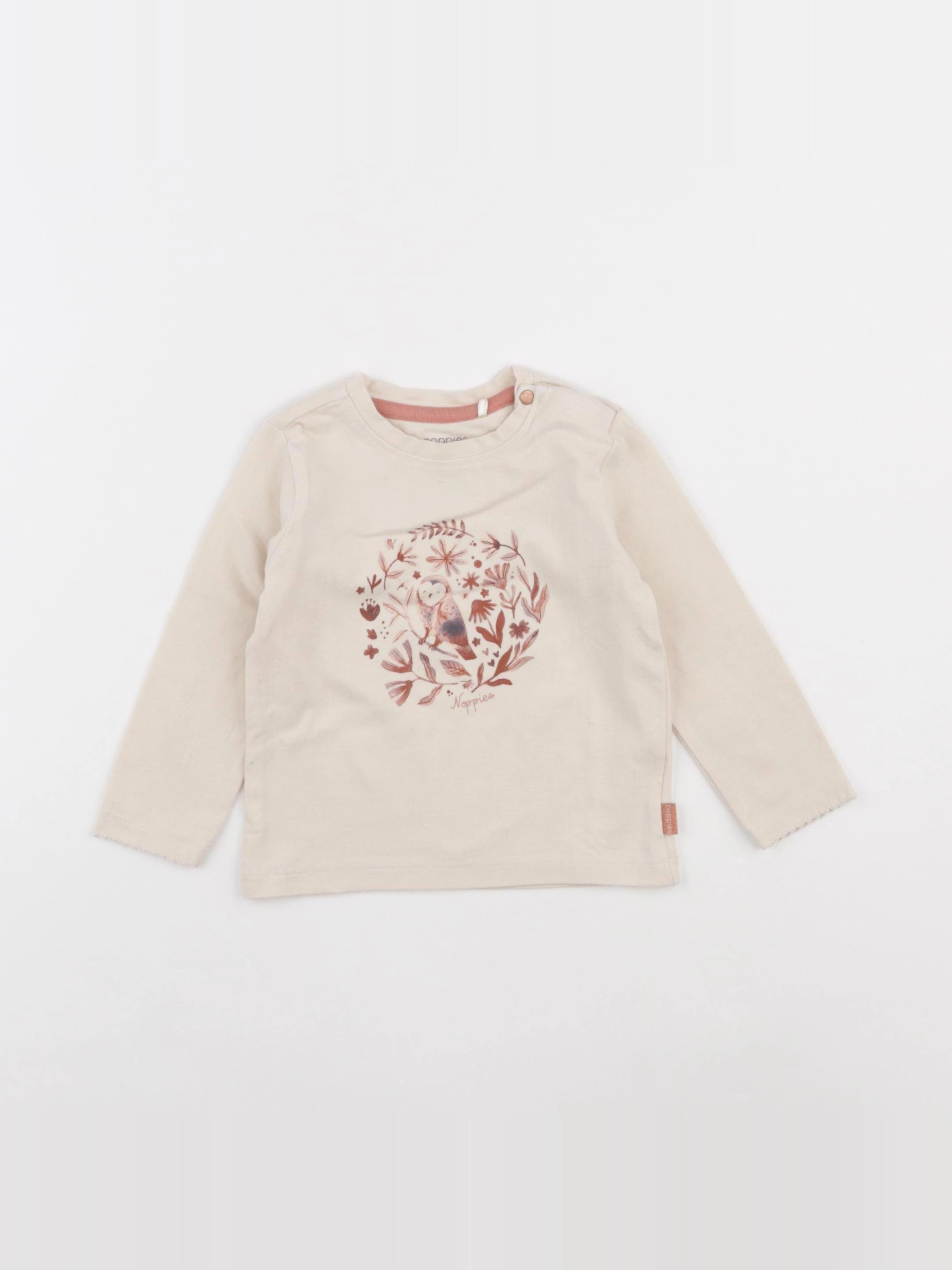 Noppies - tee-shirt beige - 9 mois