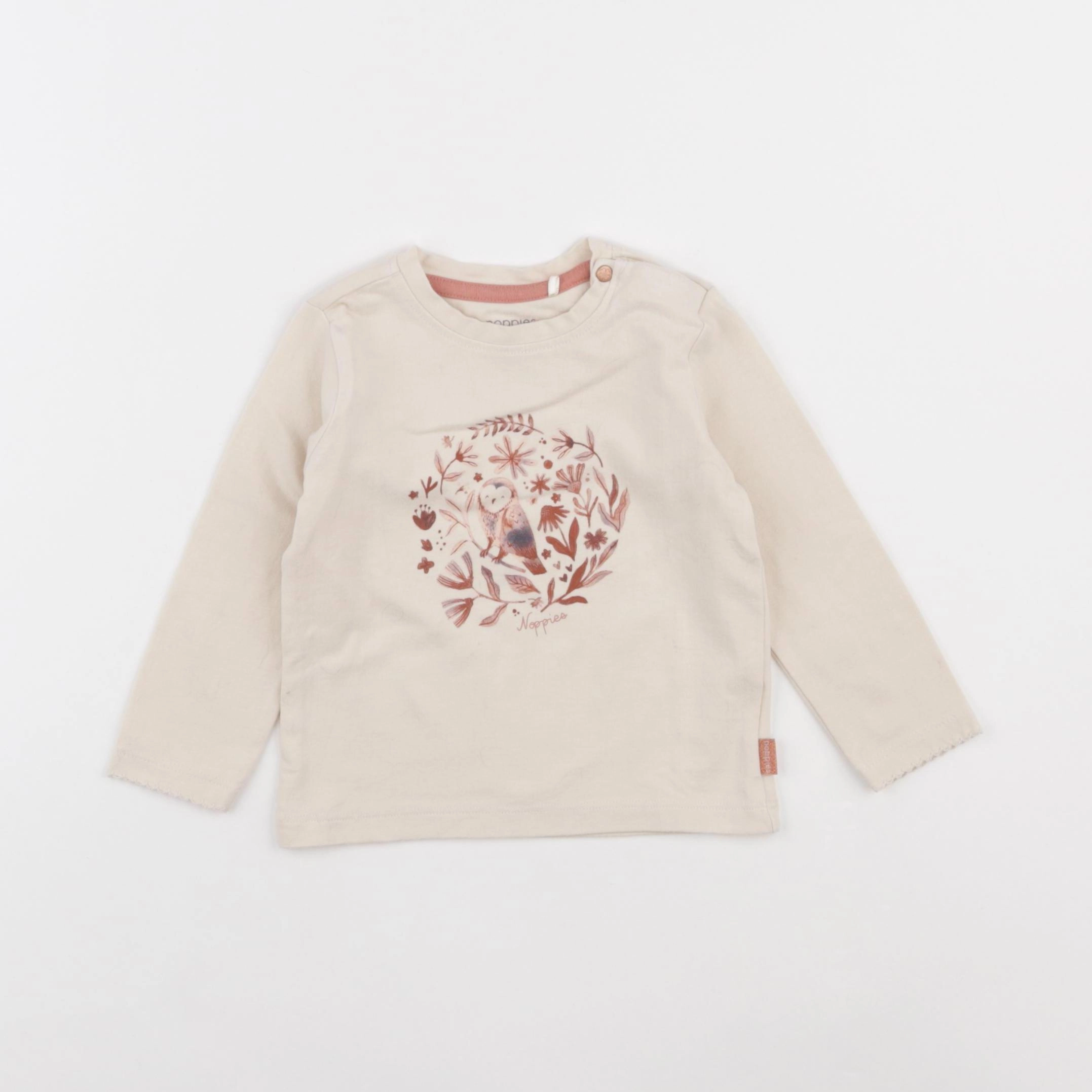 Noppies - tee-shirt beige - 9 mois