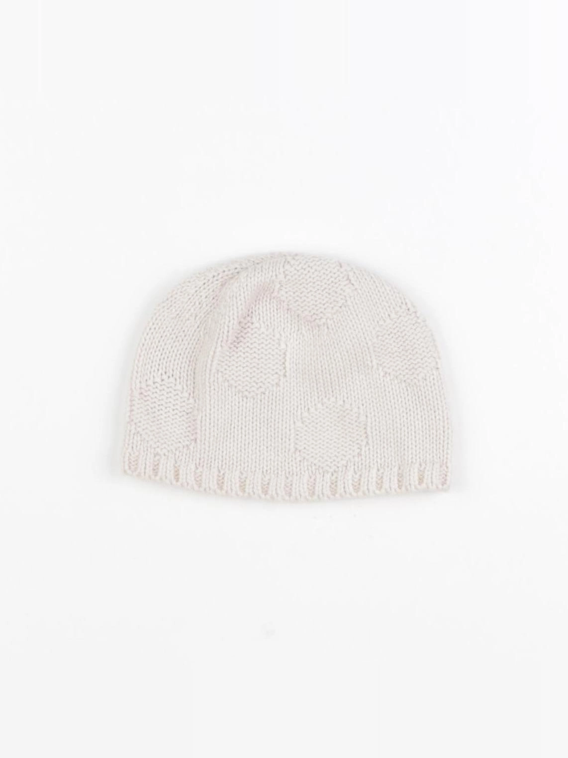 Petit Bateau - bonnet beige - 3/6 mois
