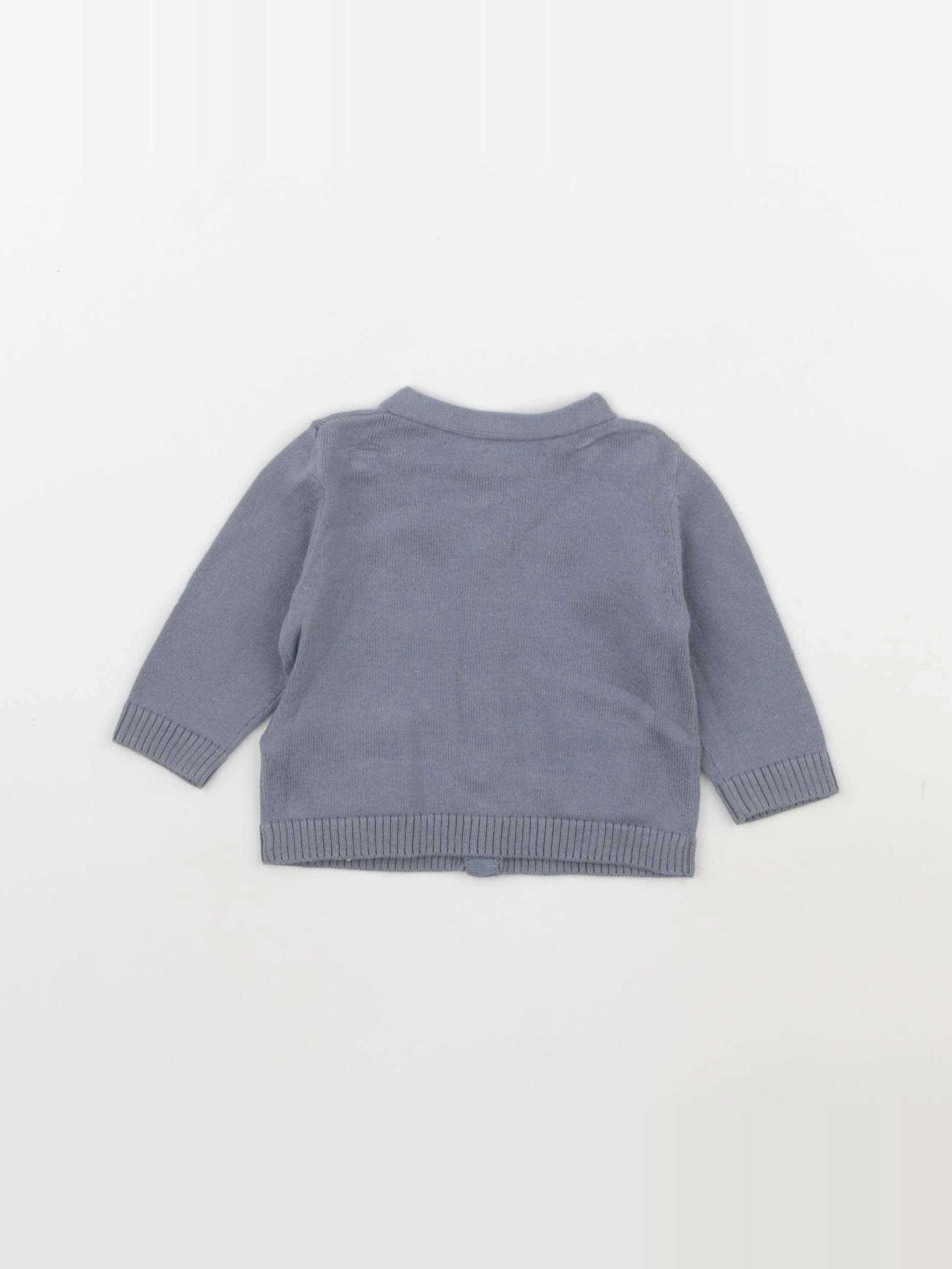 Bonpoint - gilet gris - 3 mois