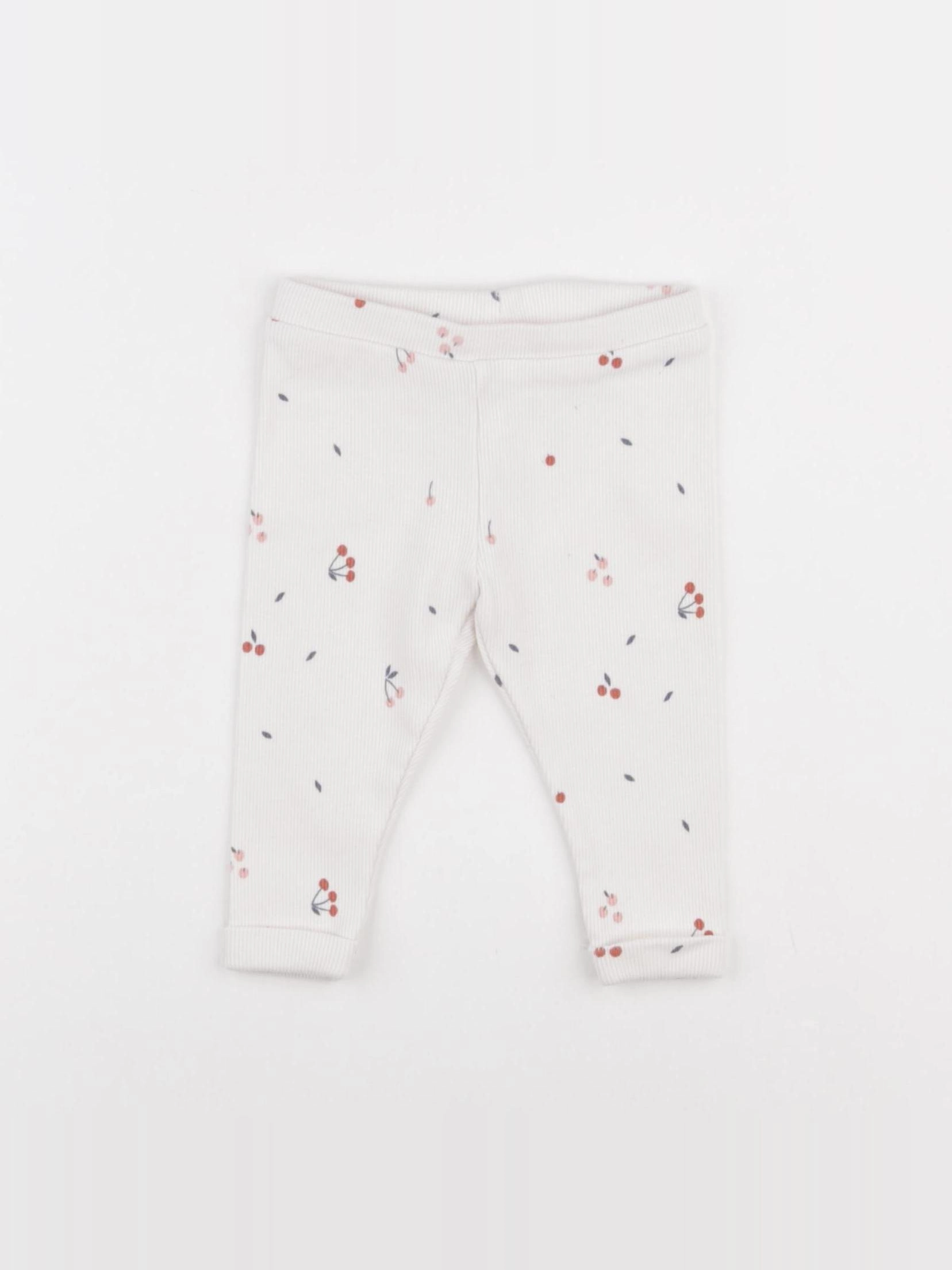 Tape à l'oeil - legging blanc - 6 mois
