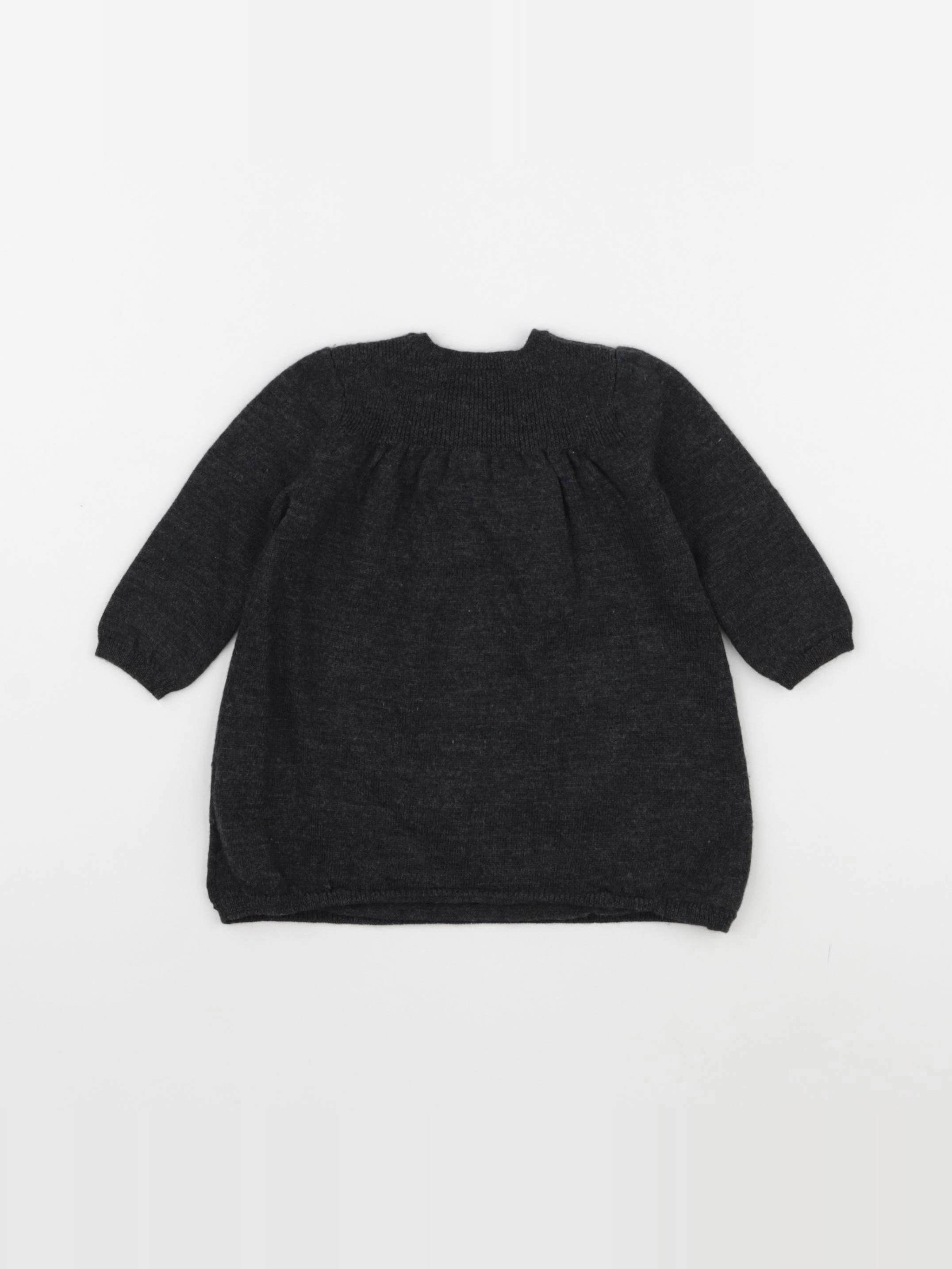 Bonpoint - robe gris - 12 mois
