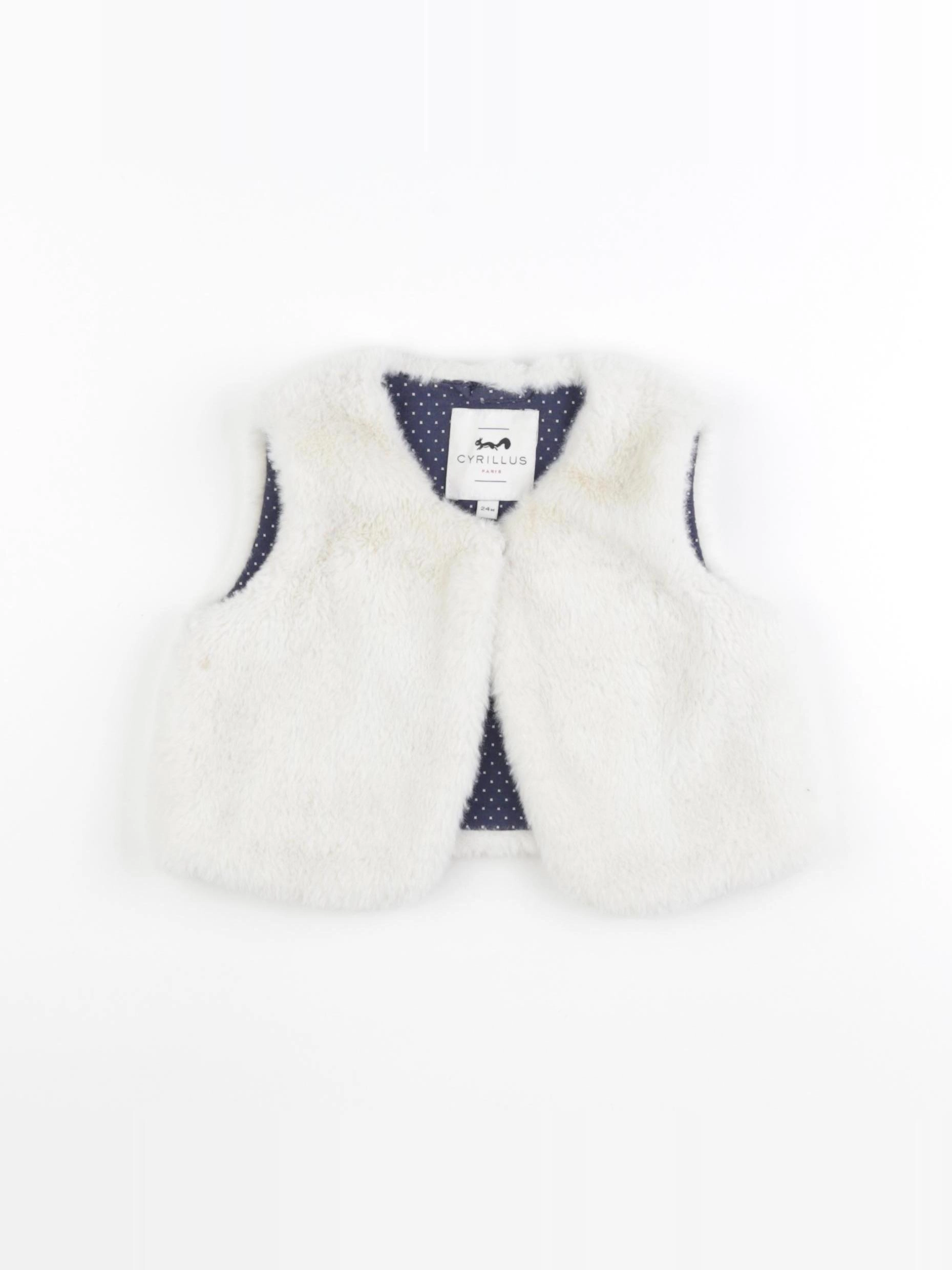 Cyrillus - gilet beige - 24 mois