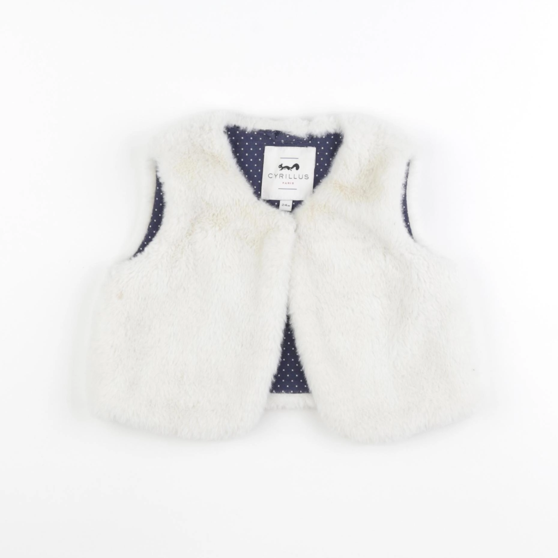 Cyrillus - gilet beige - 24 mois