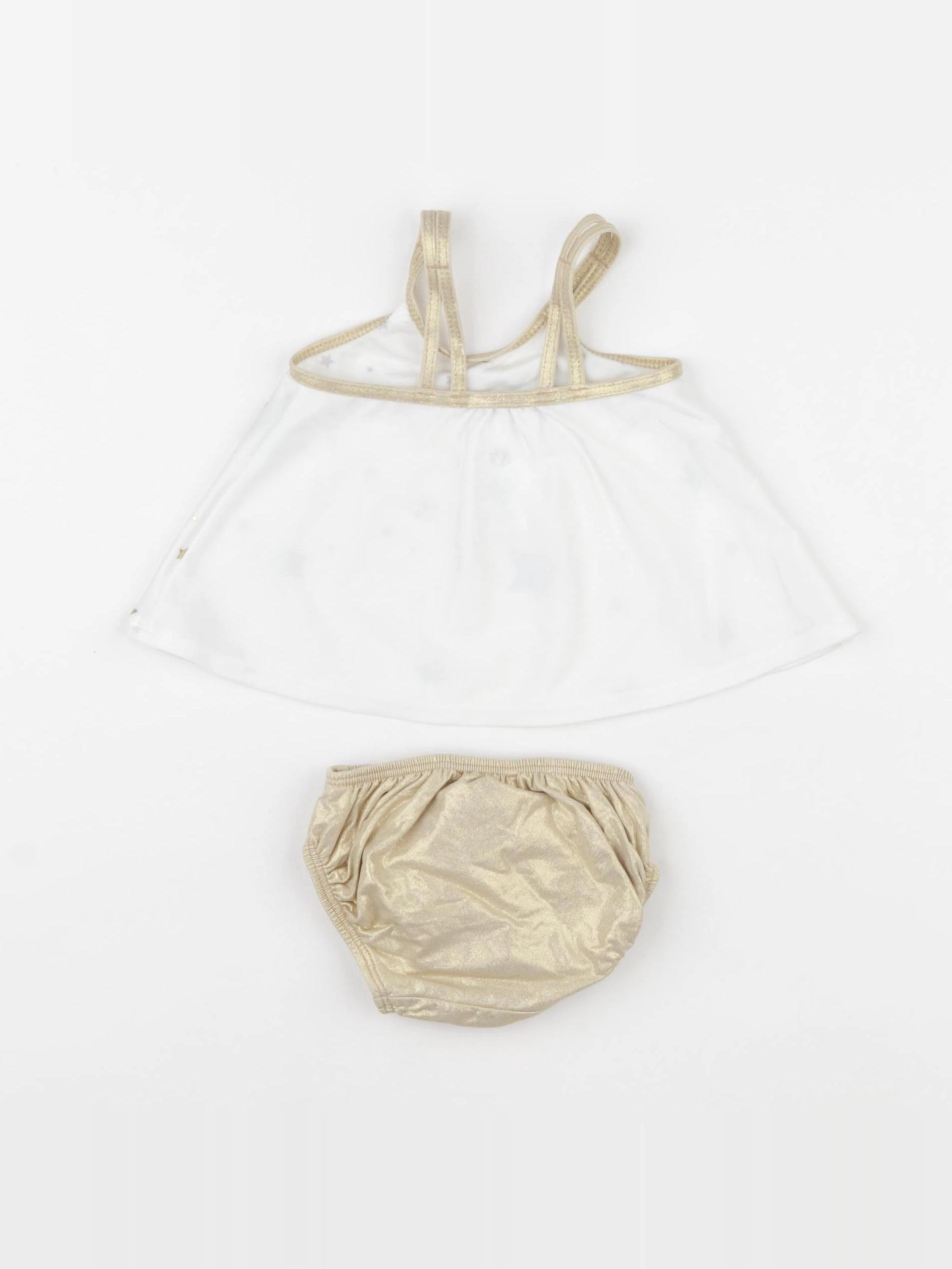 Little marc jacobs - maillot de bain blanc, or - 3 mois