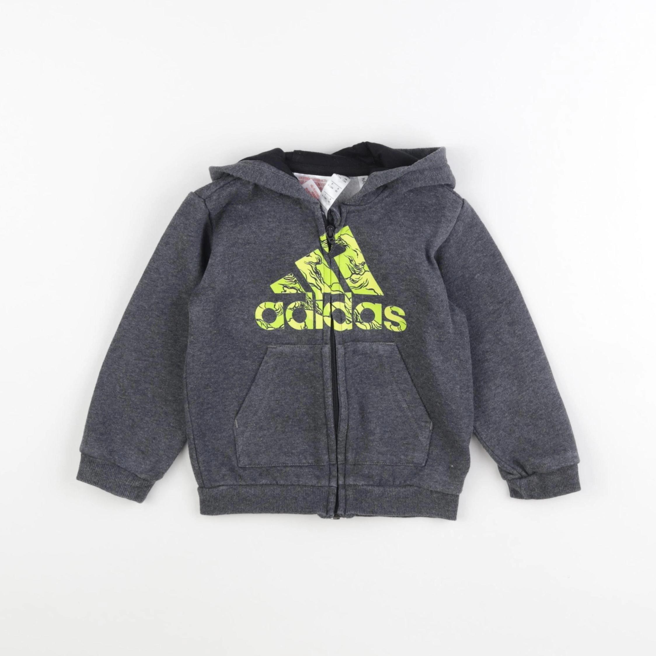 Adidas - sweat gris - 9/12 mois