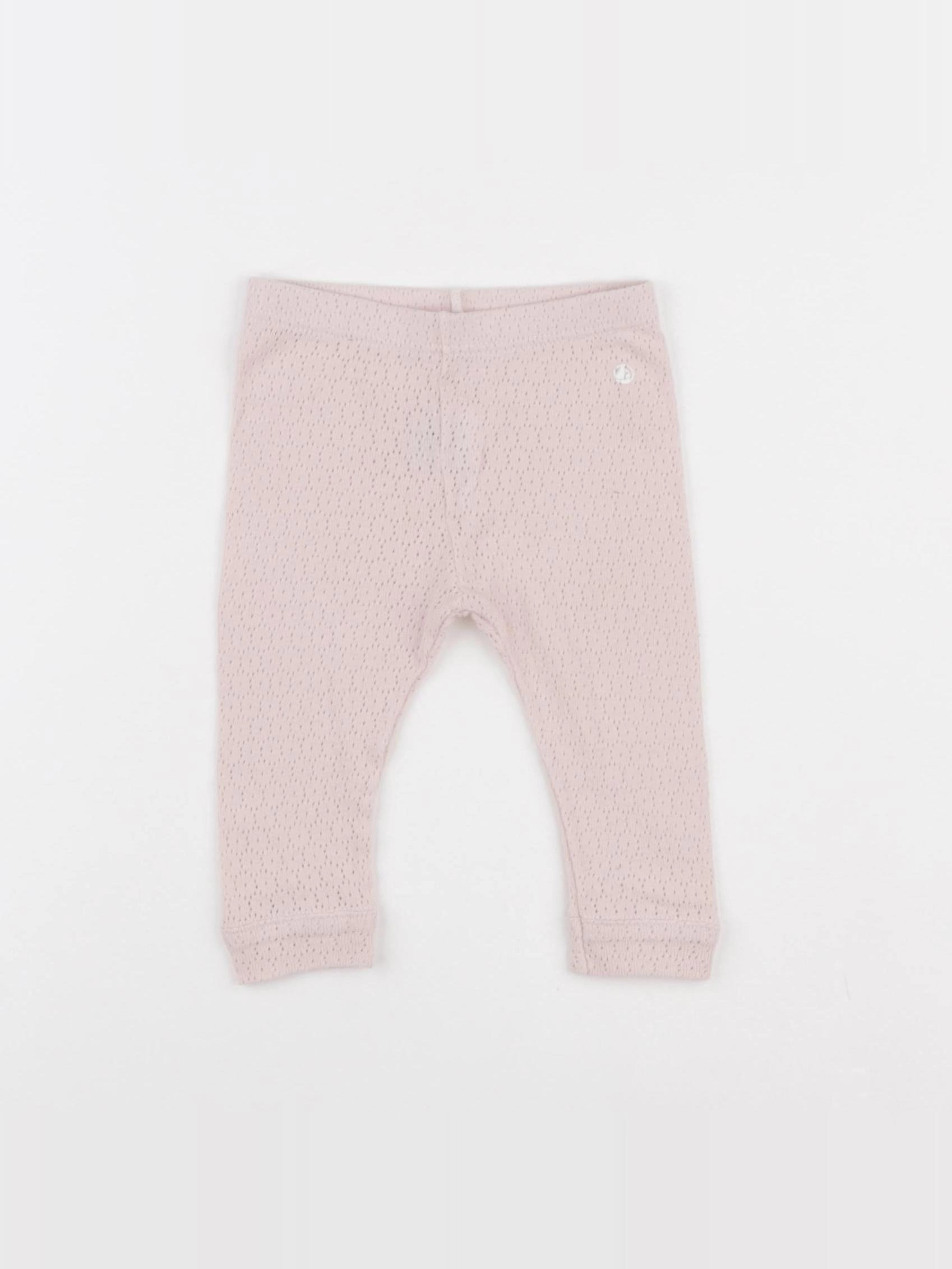 Petit Bateau - legging rose - 6 mois