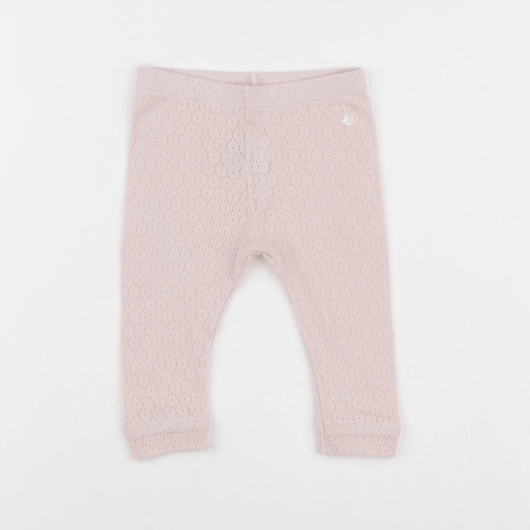 Petit Bateau - legging rose - 6 mois