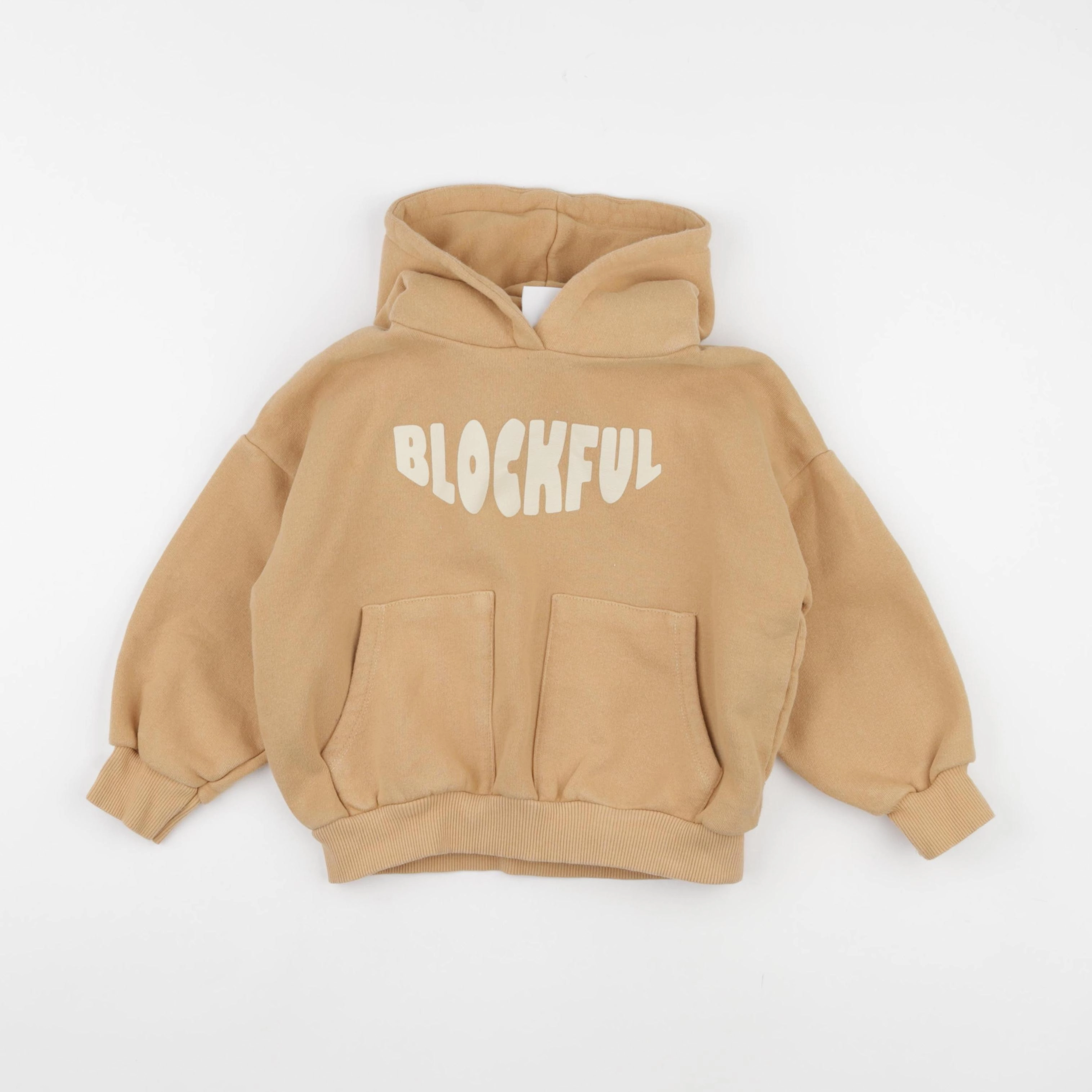 Zara - sweat marron - 4/5 ans