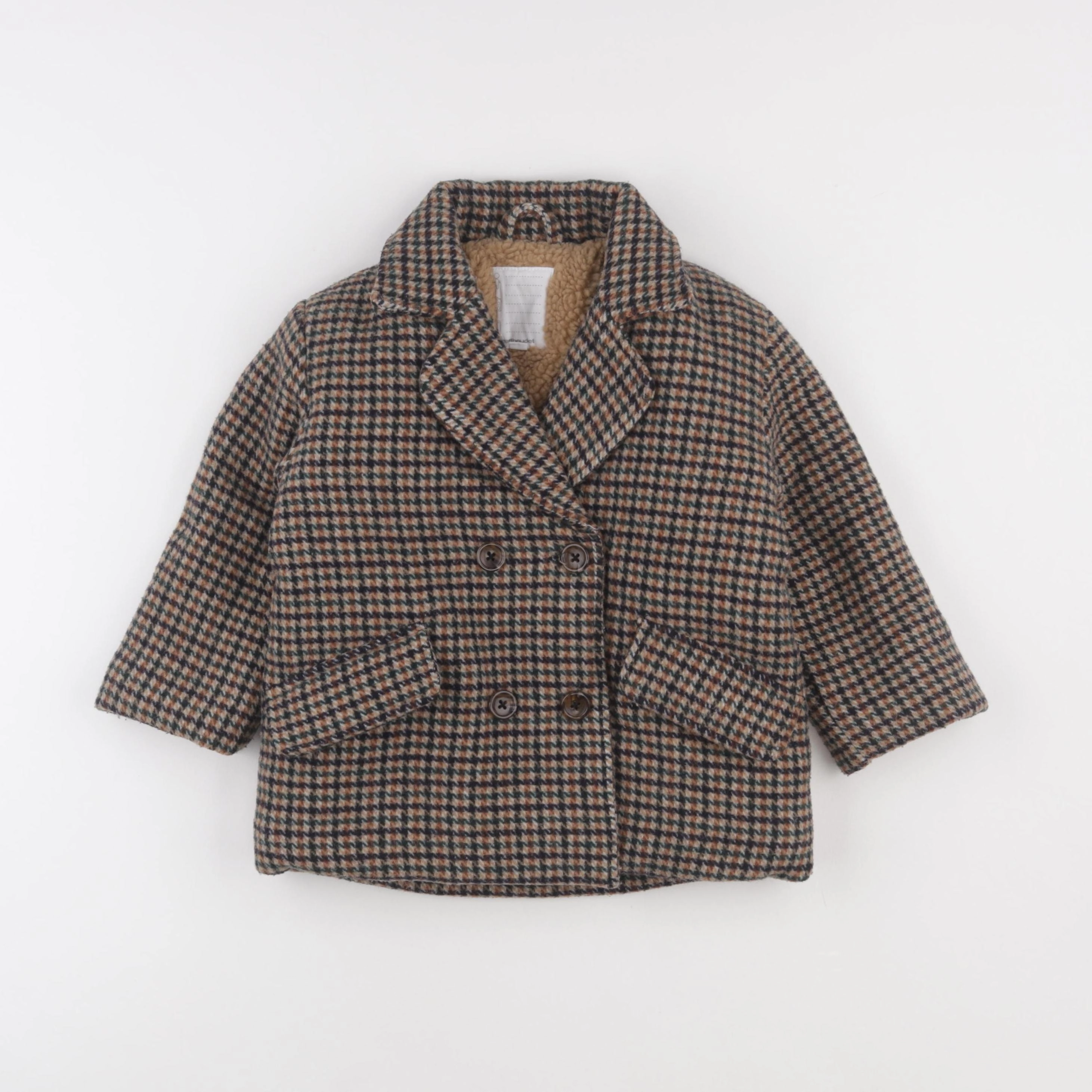 Vertbaudet - veste doublé marron - 4 ans