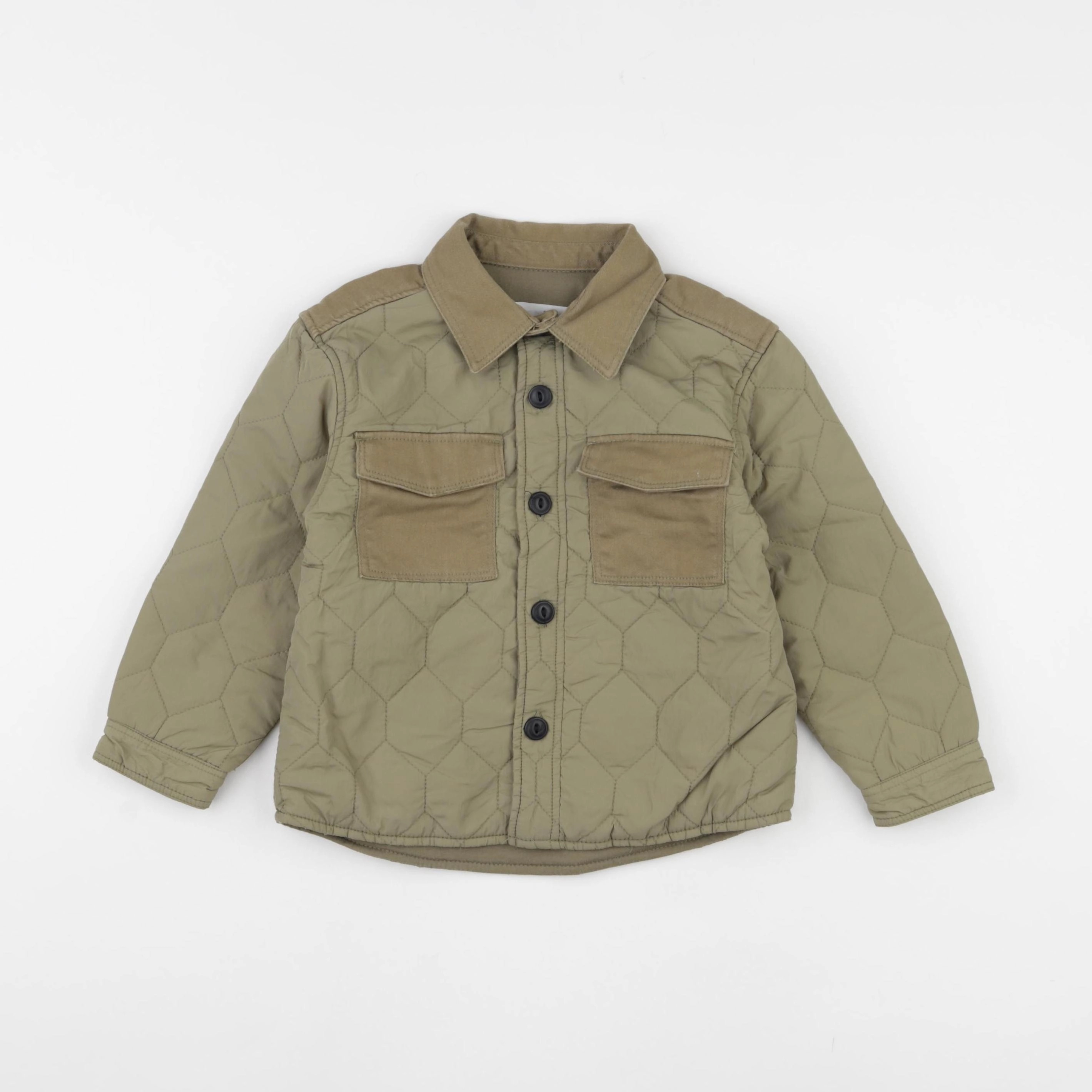 Petit Bateau - veste vert - 18/24 mois