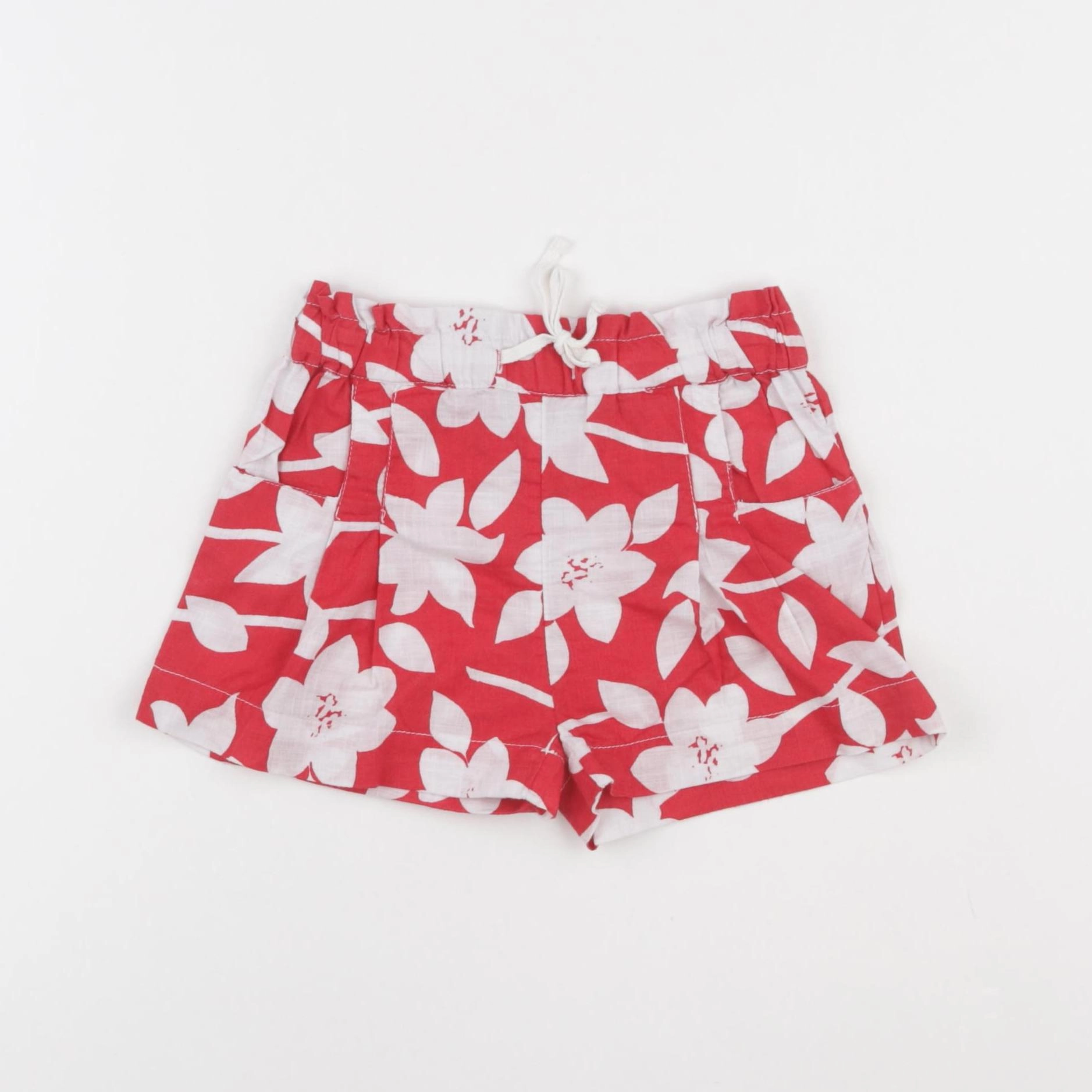 Boutchou - short rouge - 24 mois