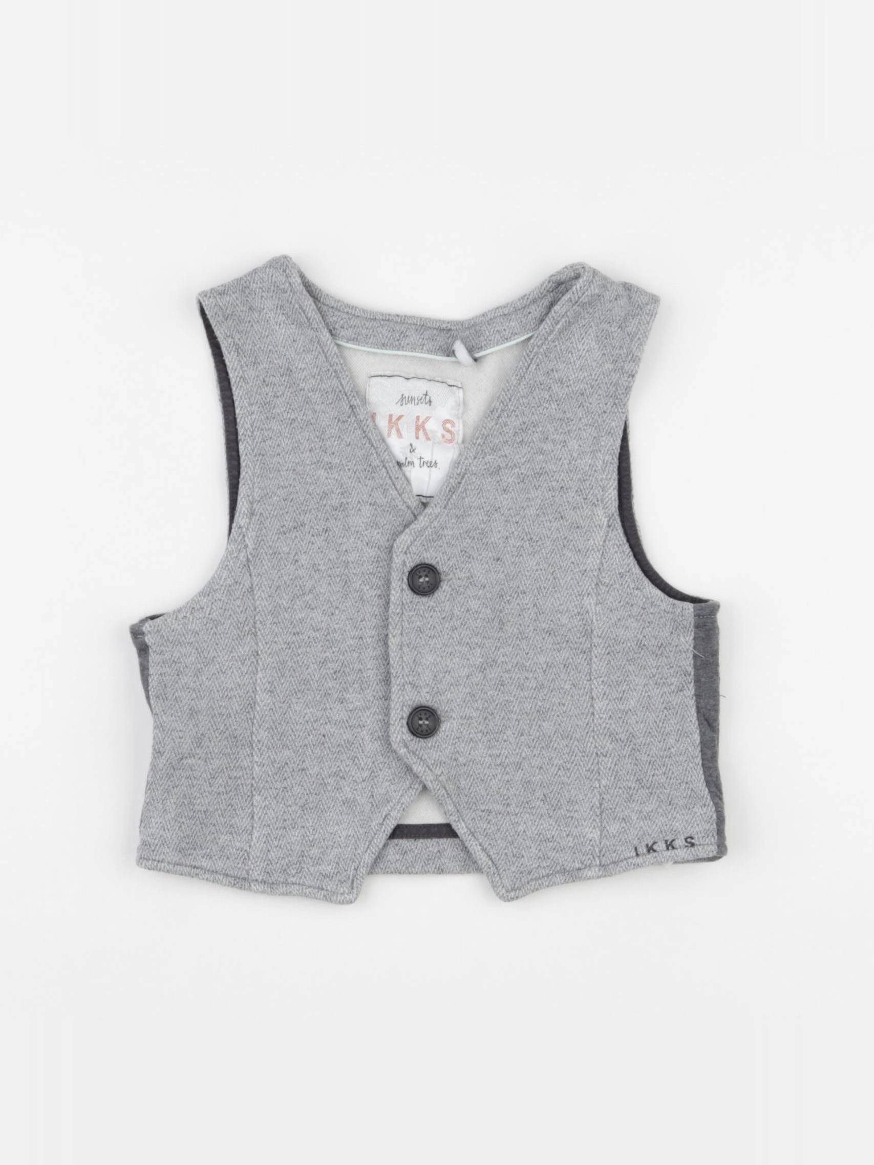 IKKS - gilet gris - 3 ans