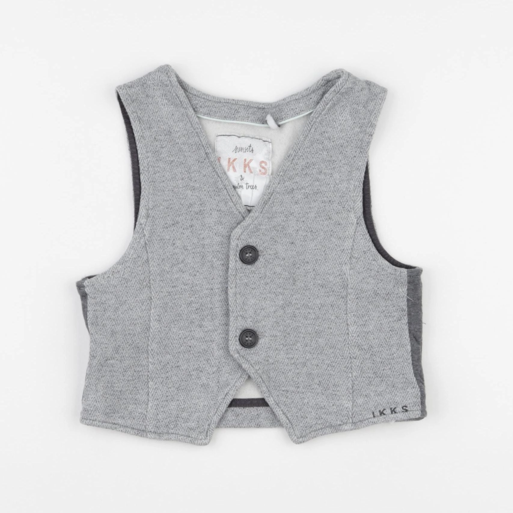 IKKS - gilet gris - 3 ans