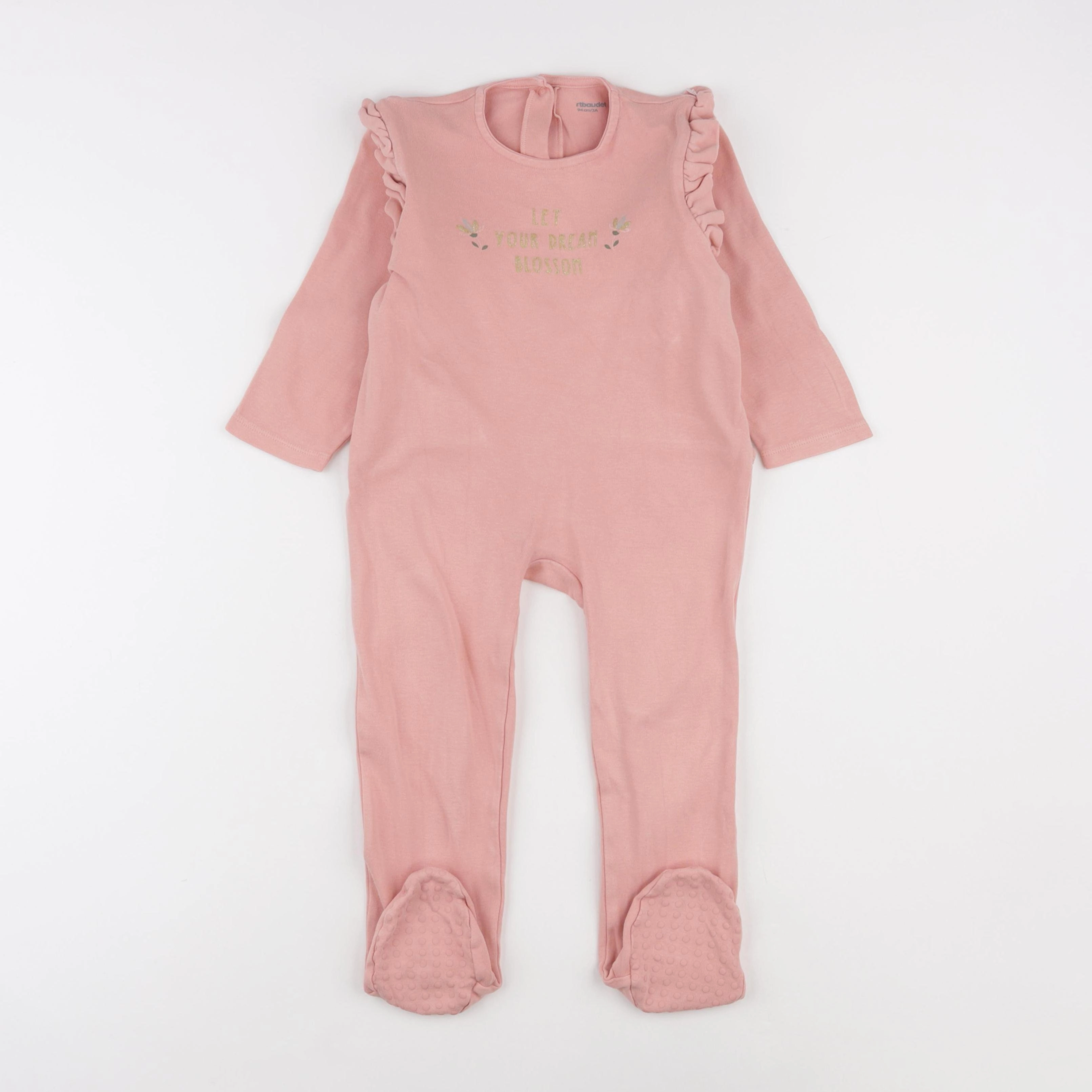 Vertbaudet - pyjama coton rose - 3 ans