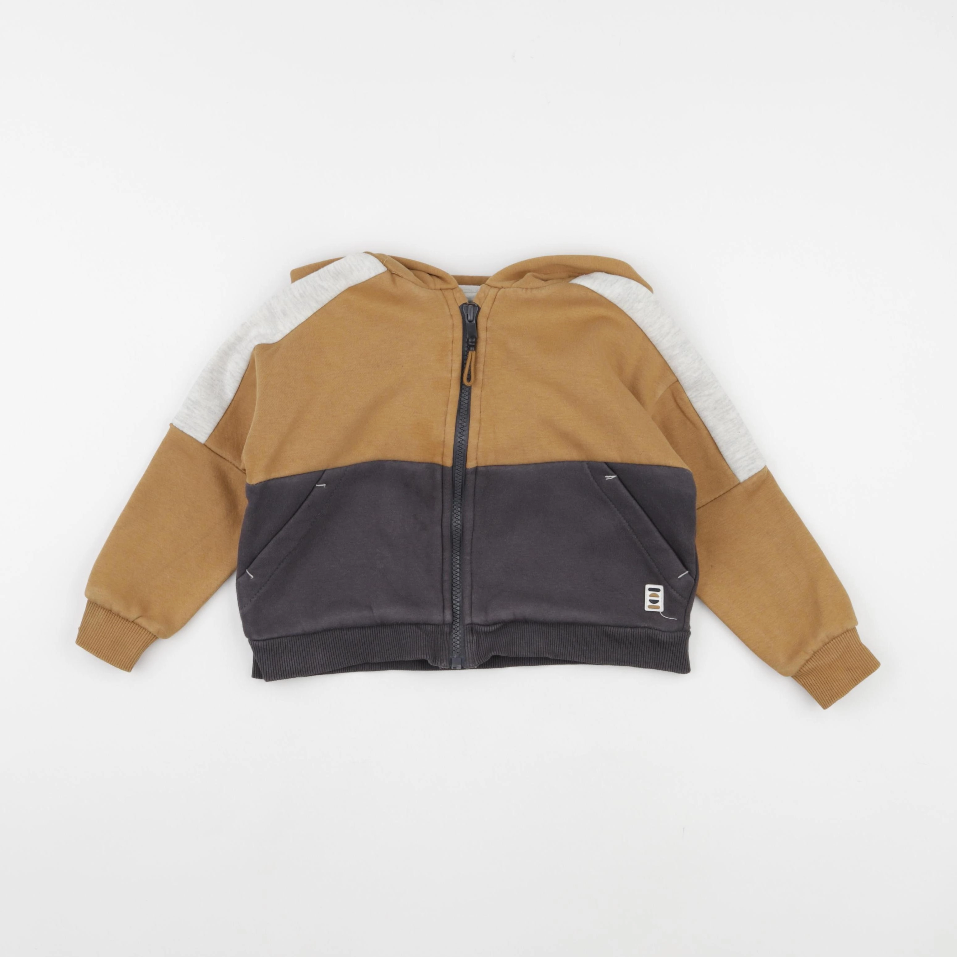 Vertbaudet - sweat marron - 3 ans
