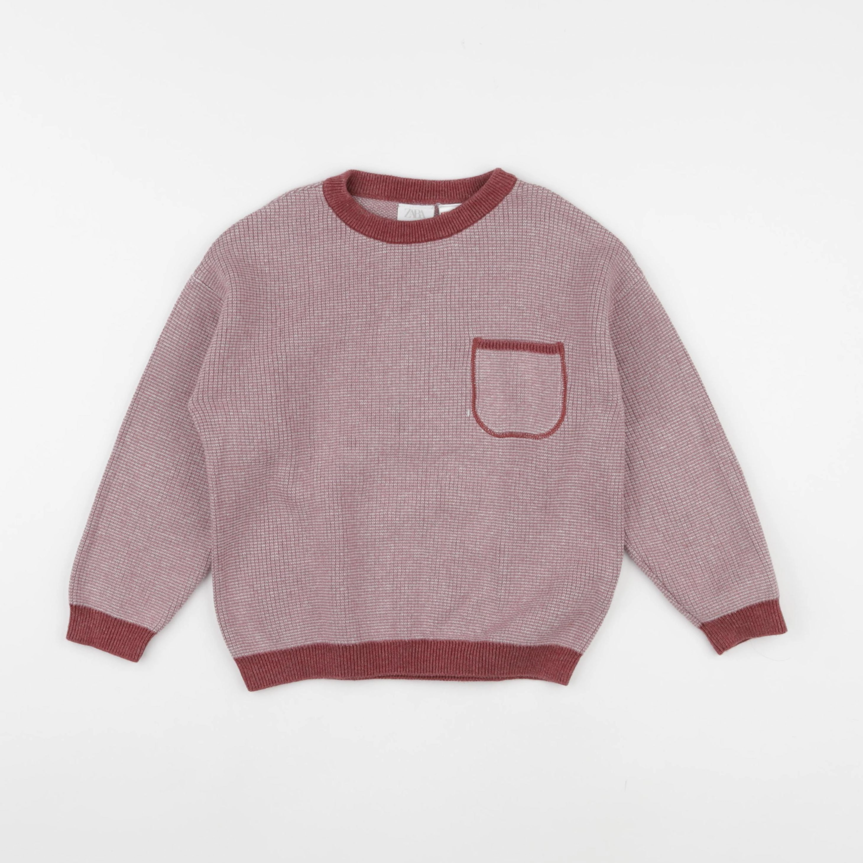 Zara - pull rouge - 4/5 ans