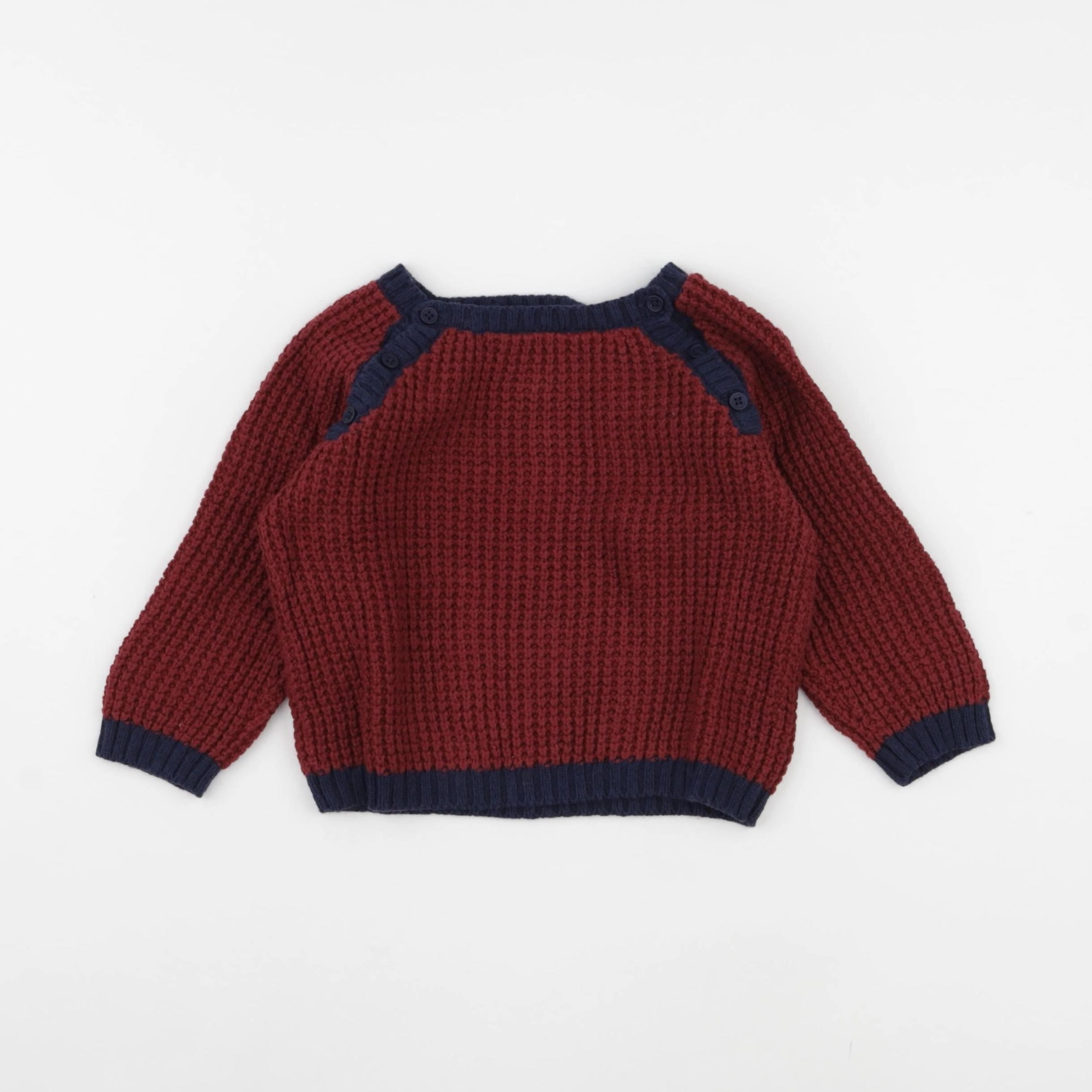 Cyrillus - pull rouge - 18 mois