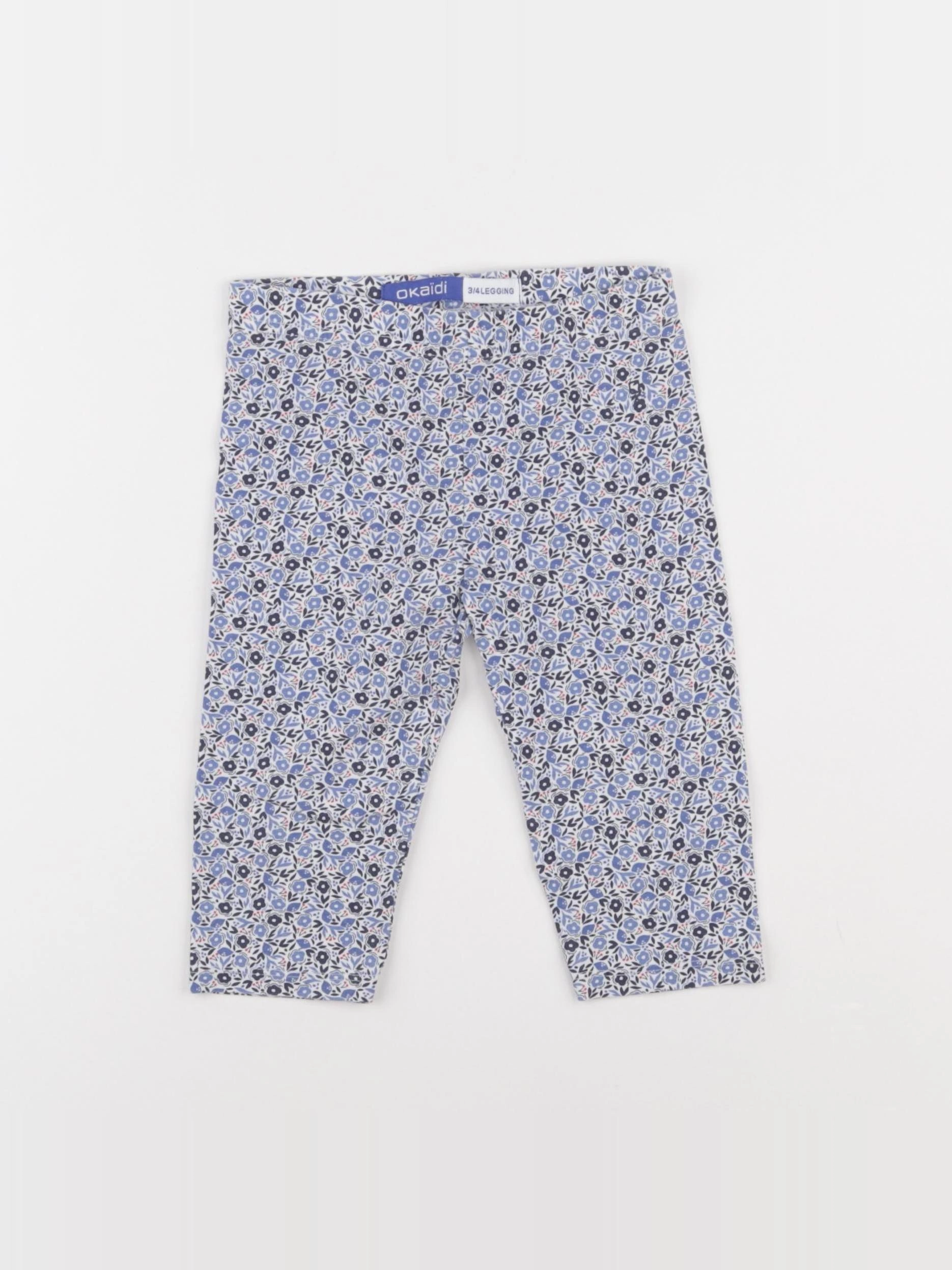 Okaidi - legging court bleu - 3 ans