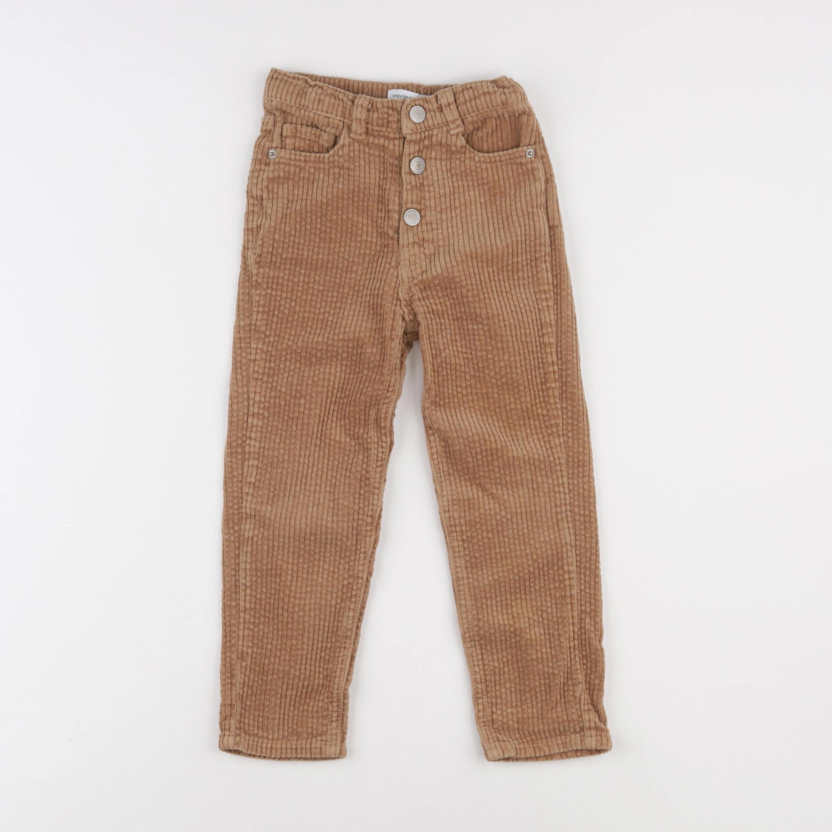 Vertbaudet - pantalon marron - 4 ans