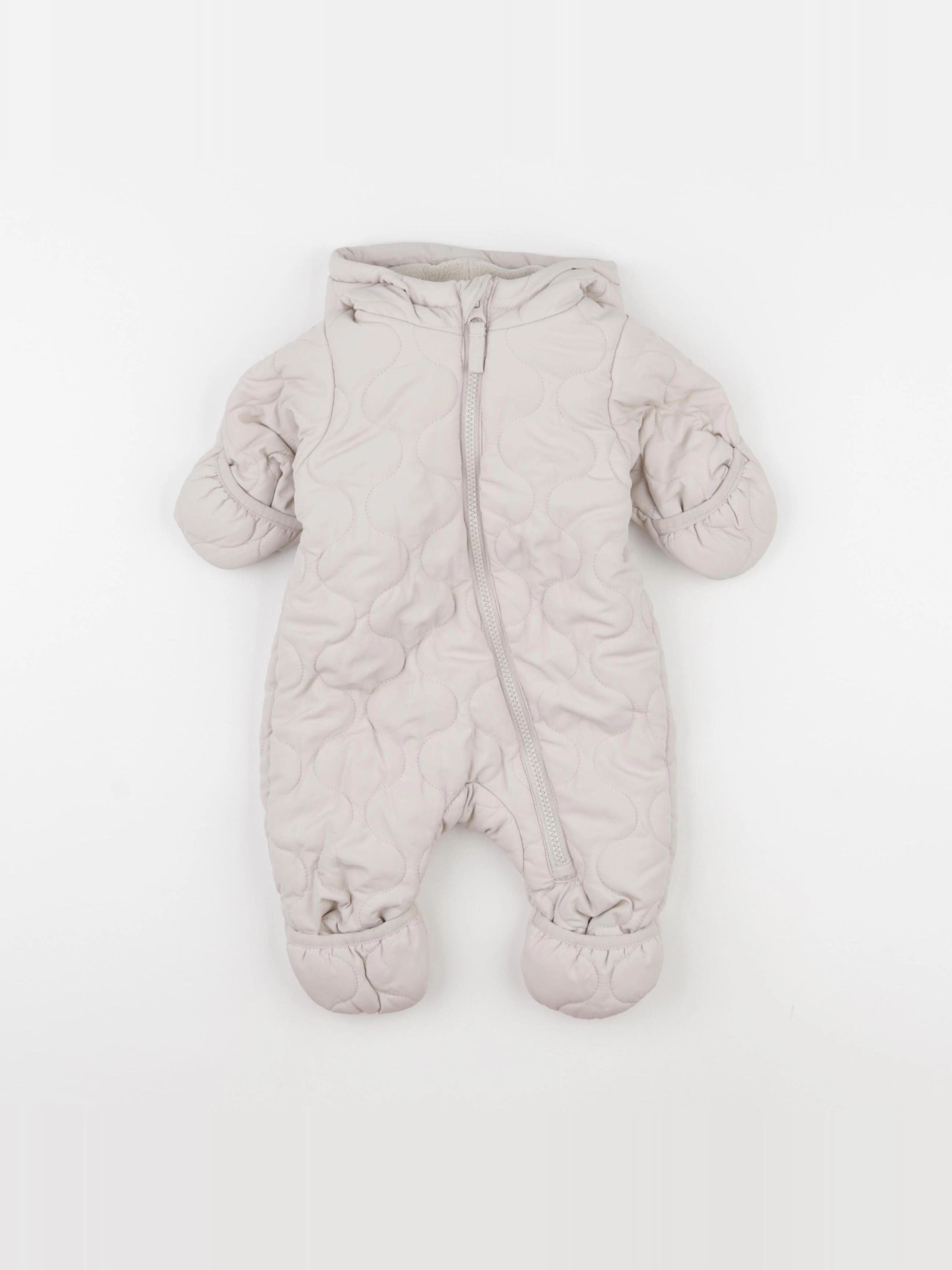 H&M - combi-pilote beige - 0/1 mois
