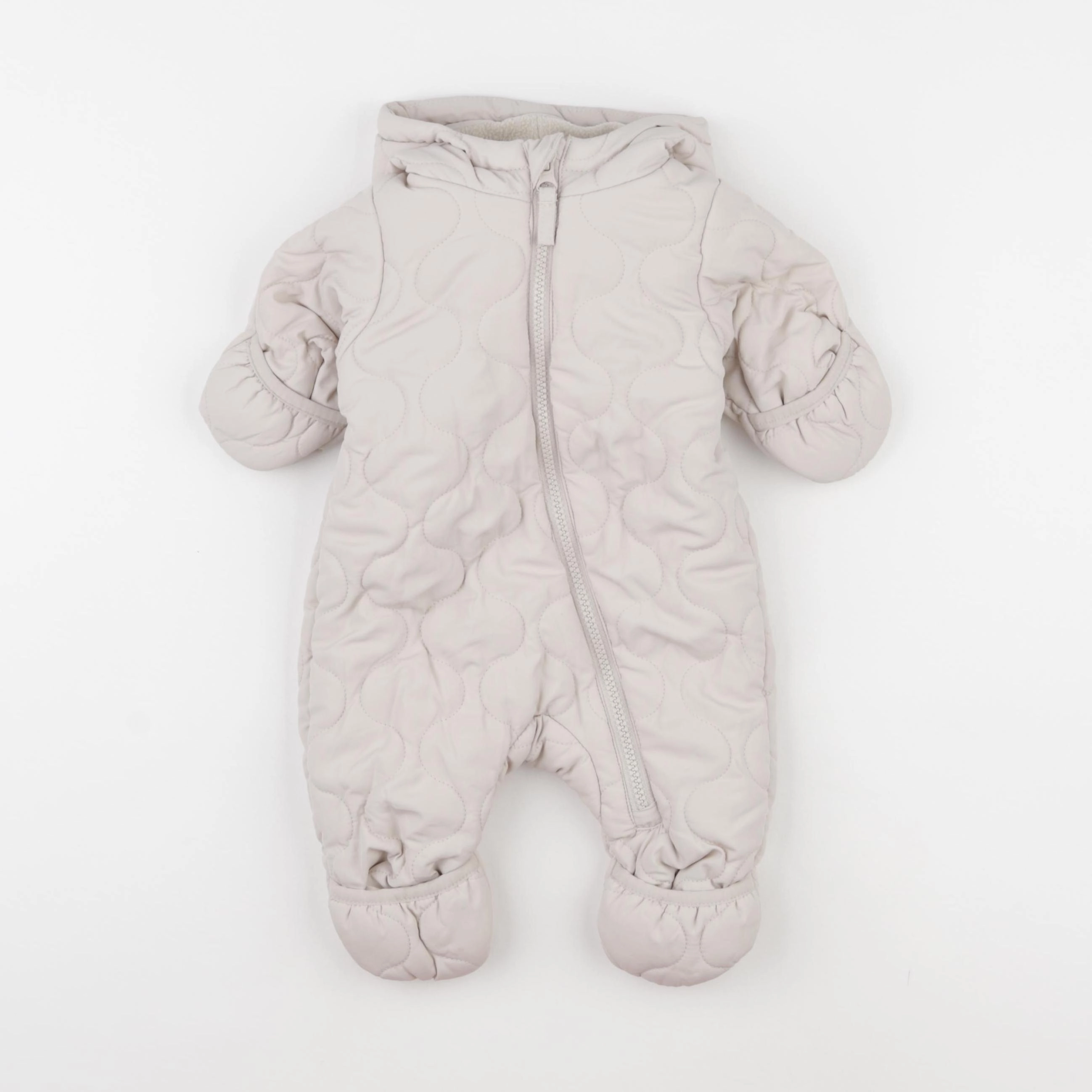 H&M - combi-pilote beige - 0/1 mois