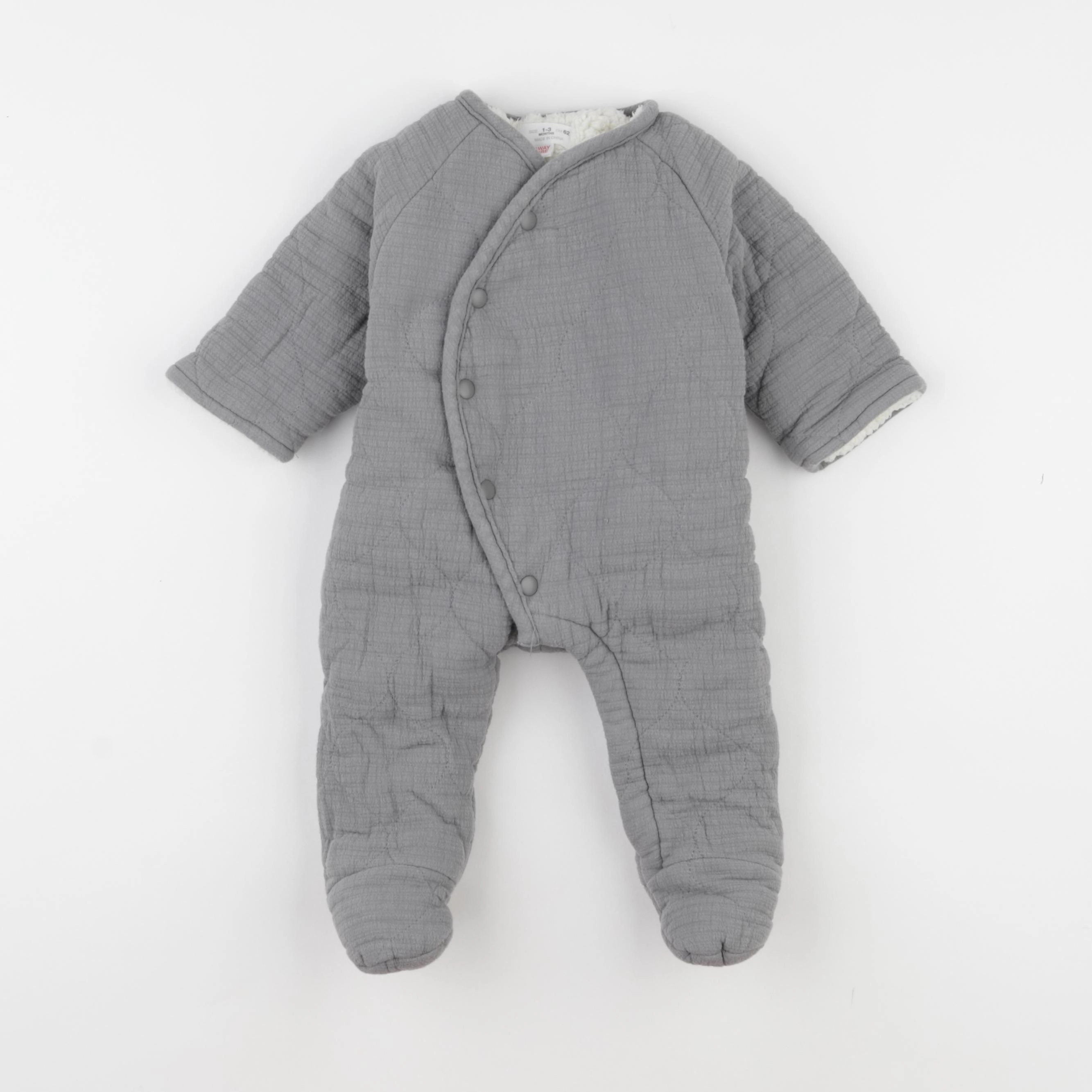 Zara - combi-pilote gris - 1/3 mois