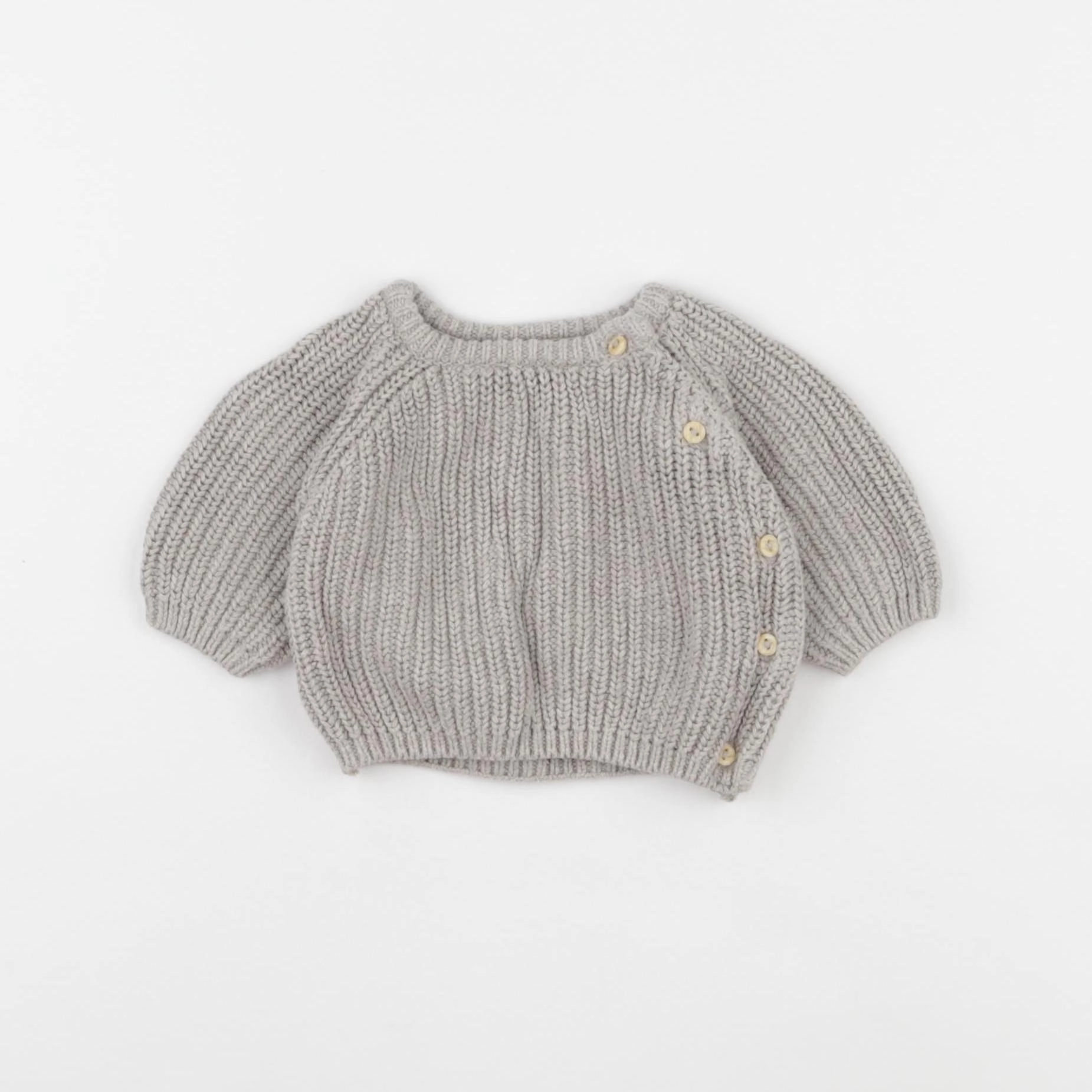 Zara - gilet gris - 0/1 mois