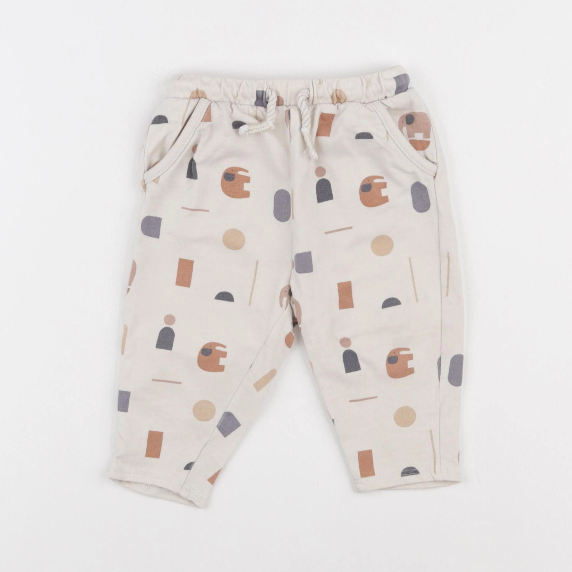 Vertbaudet - jogging beige - 9 mois
