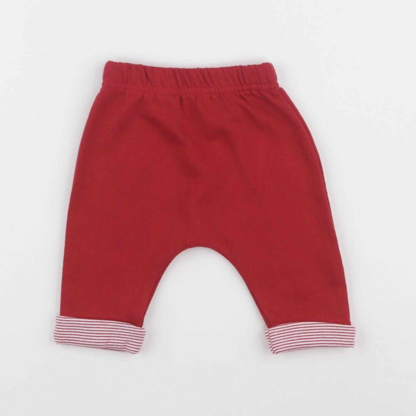 Vertbaudet - sarouel rouge - 3 mois