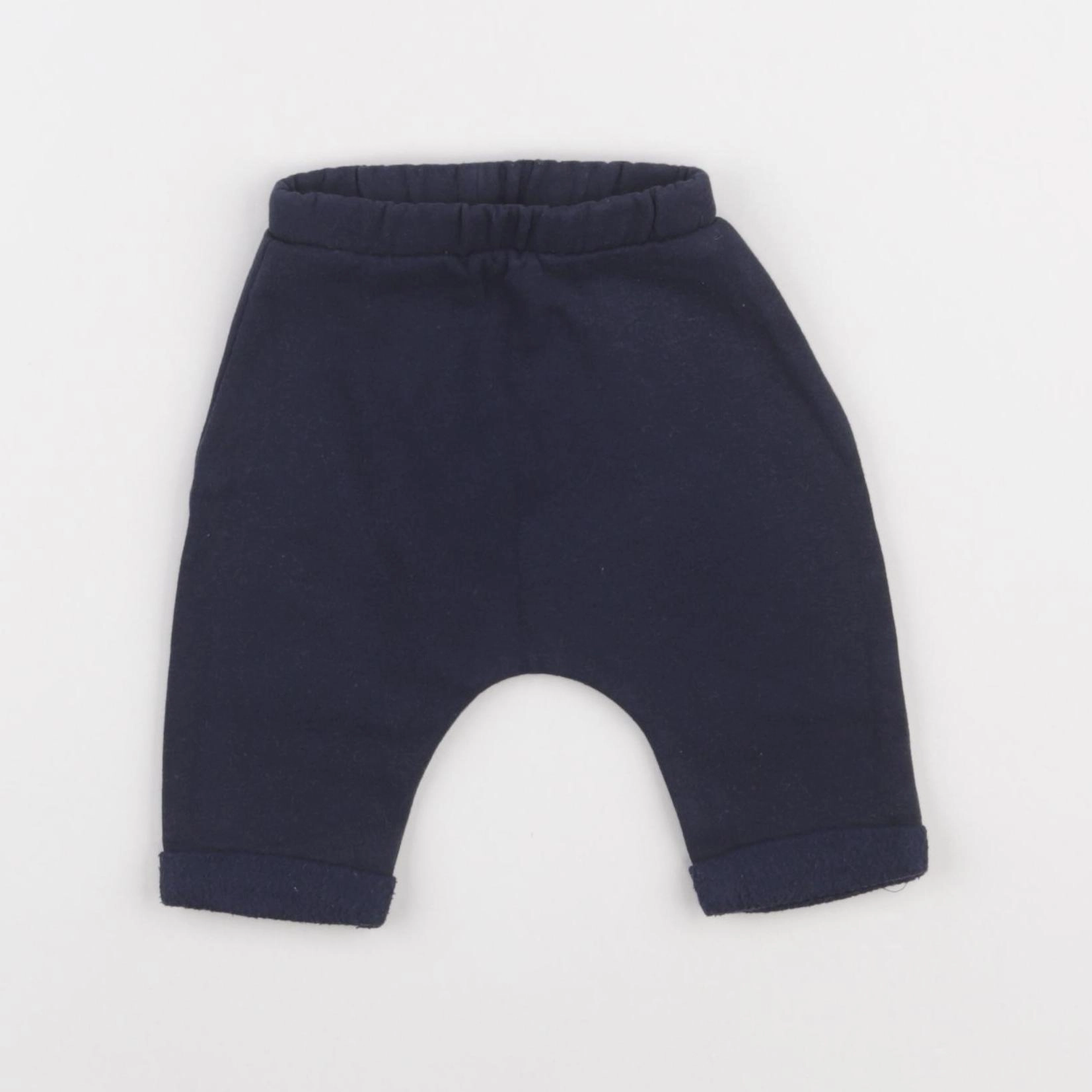 Vertbaudet - sarouel bleu - 1 mois