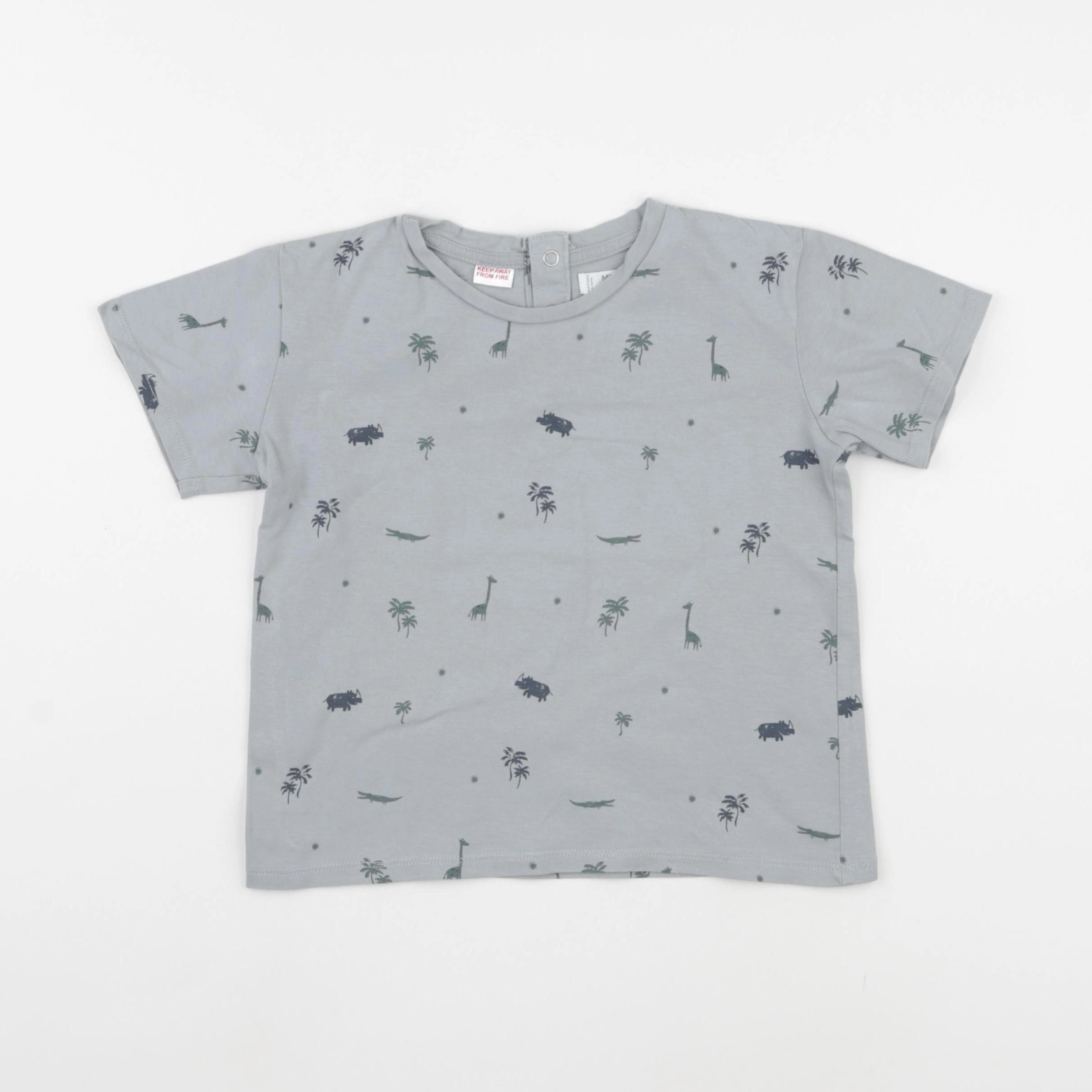 Mango - tee-shirt vert - 2/3 ans