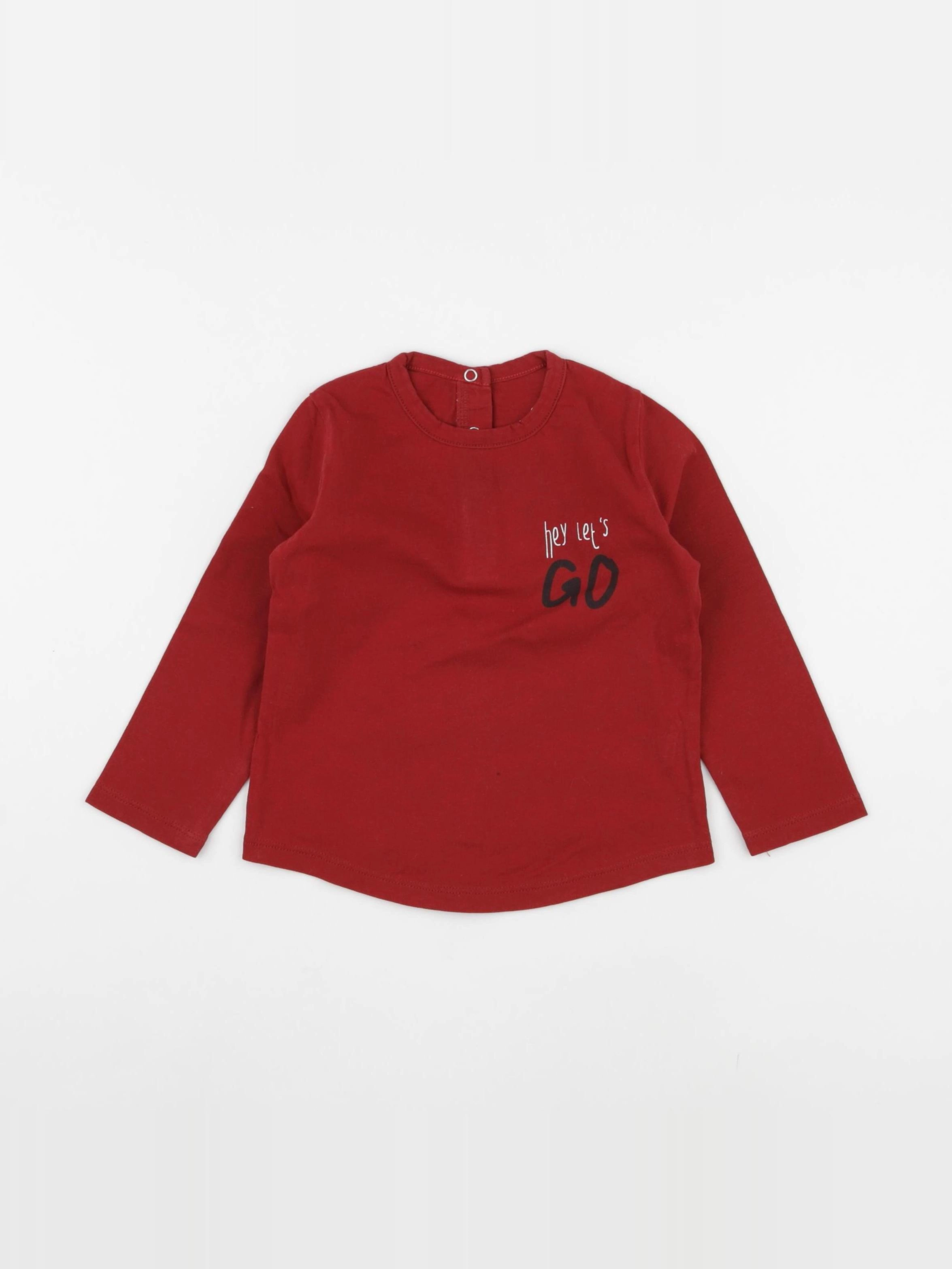 La Redoute - tee-shirt rouge - 18 mois
