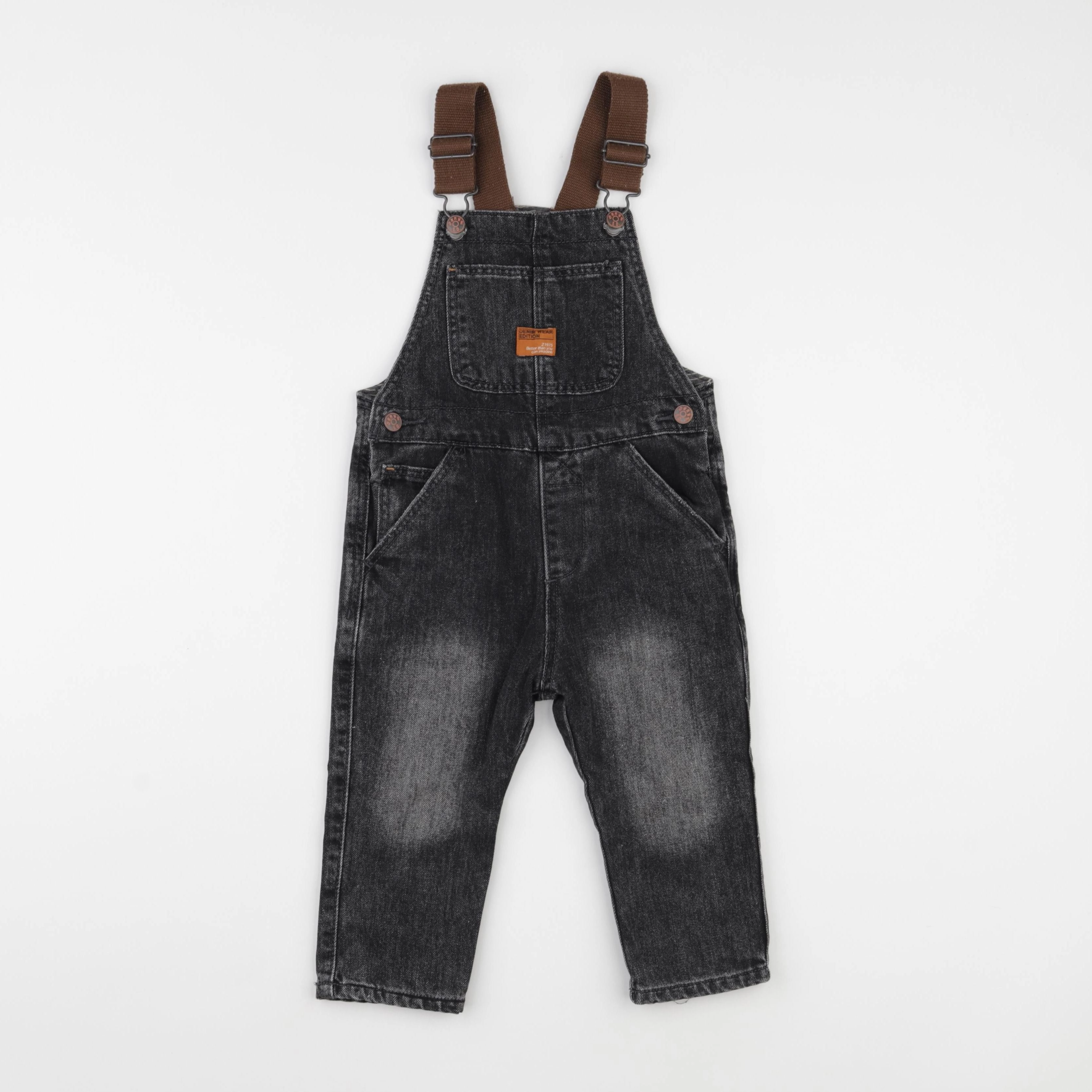 Zara - salopette gris - 18/24 mois