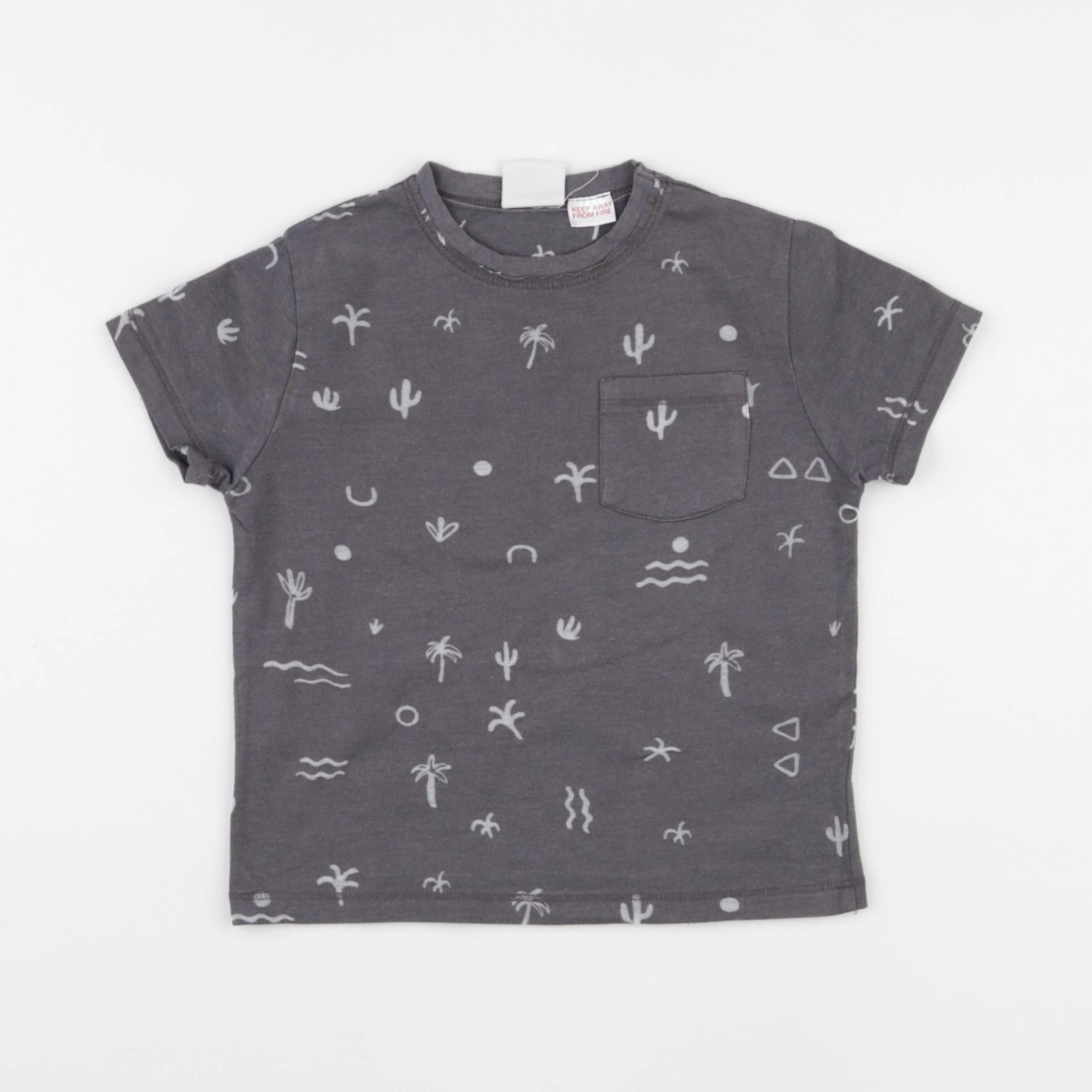 Zara - tee-shirt gris - 18/24 mois