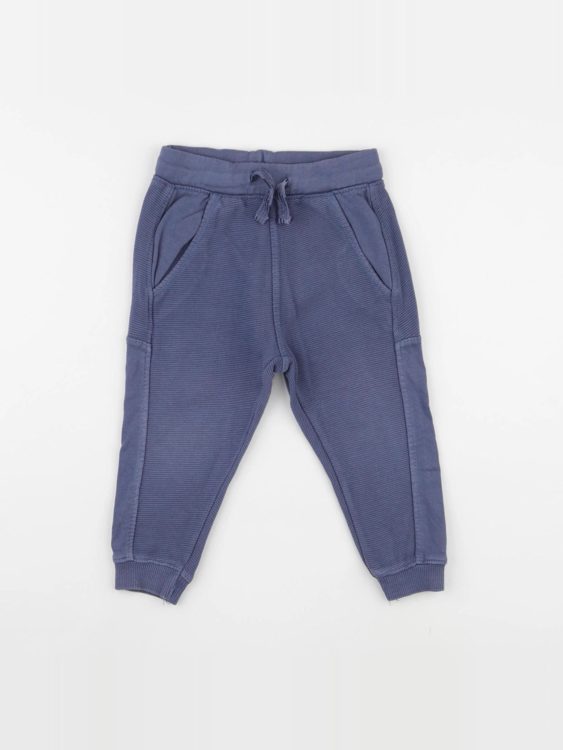 Zara - jogging bleu - 18/24 mois