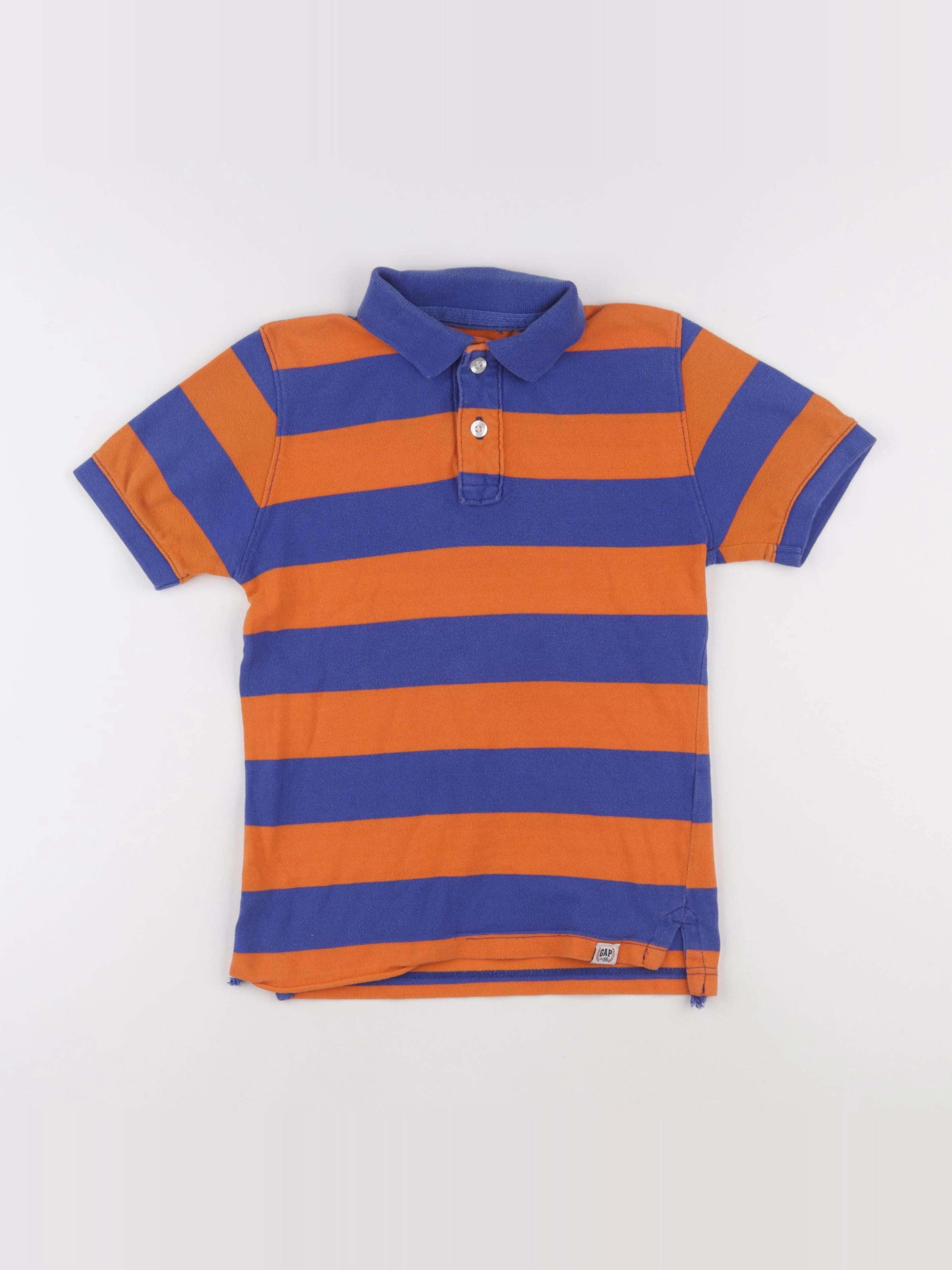 GAP - polo bleu, orange - 6/7 ans