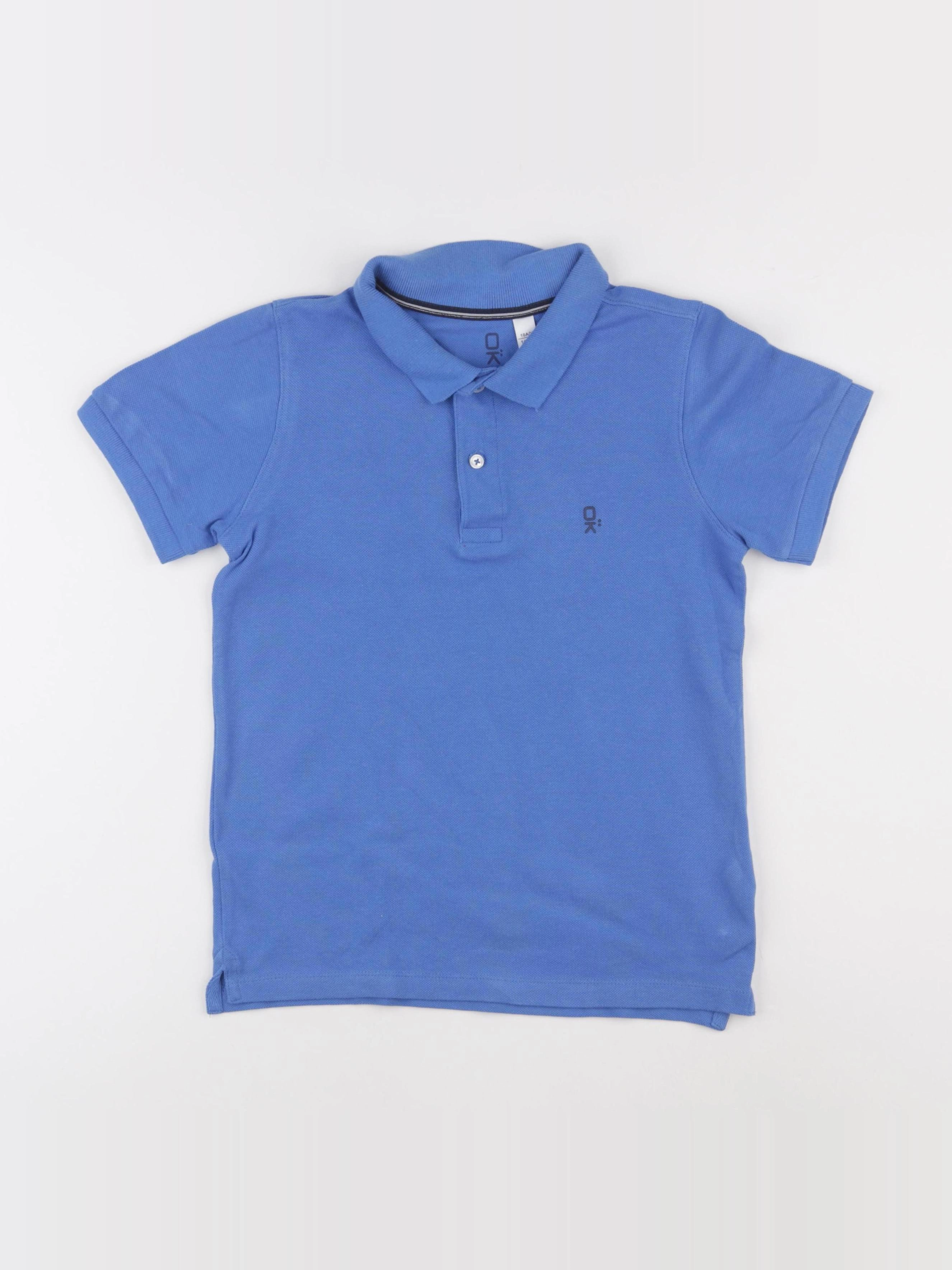 Okaidi - polo bleu - 10 ans