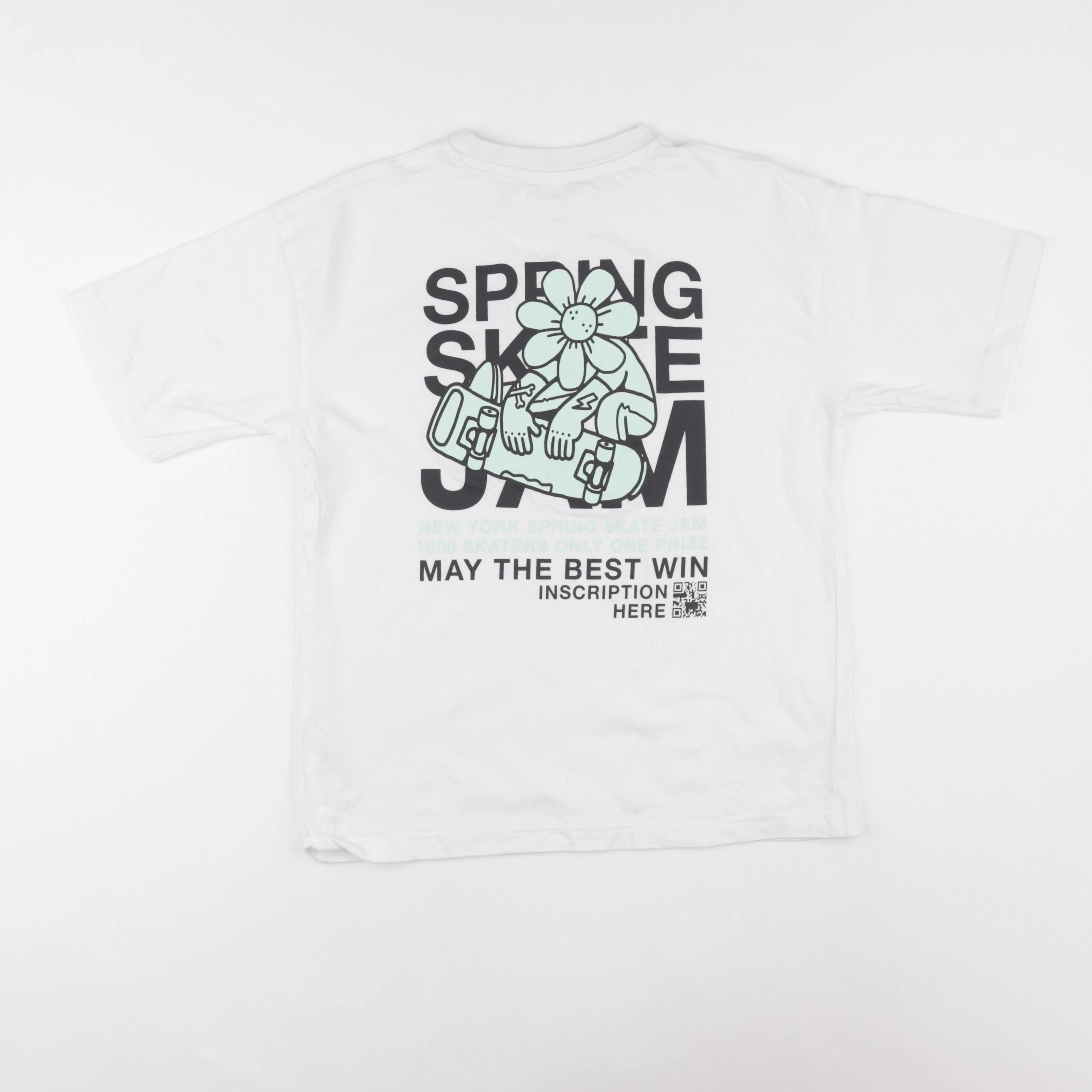 Zara - tee-shirt blanc - 9 ans
