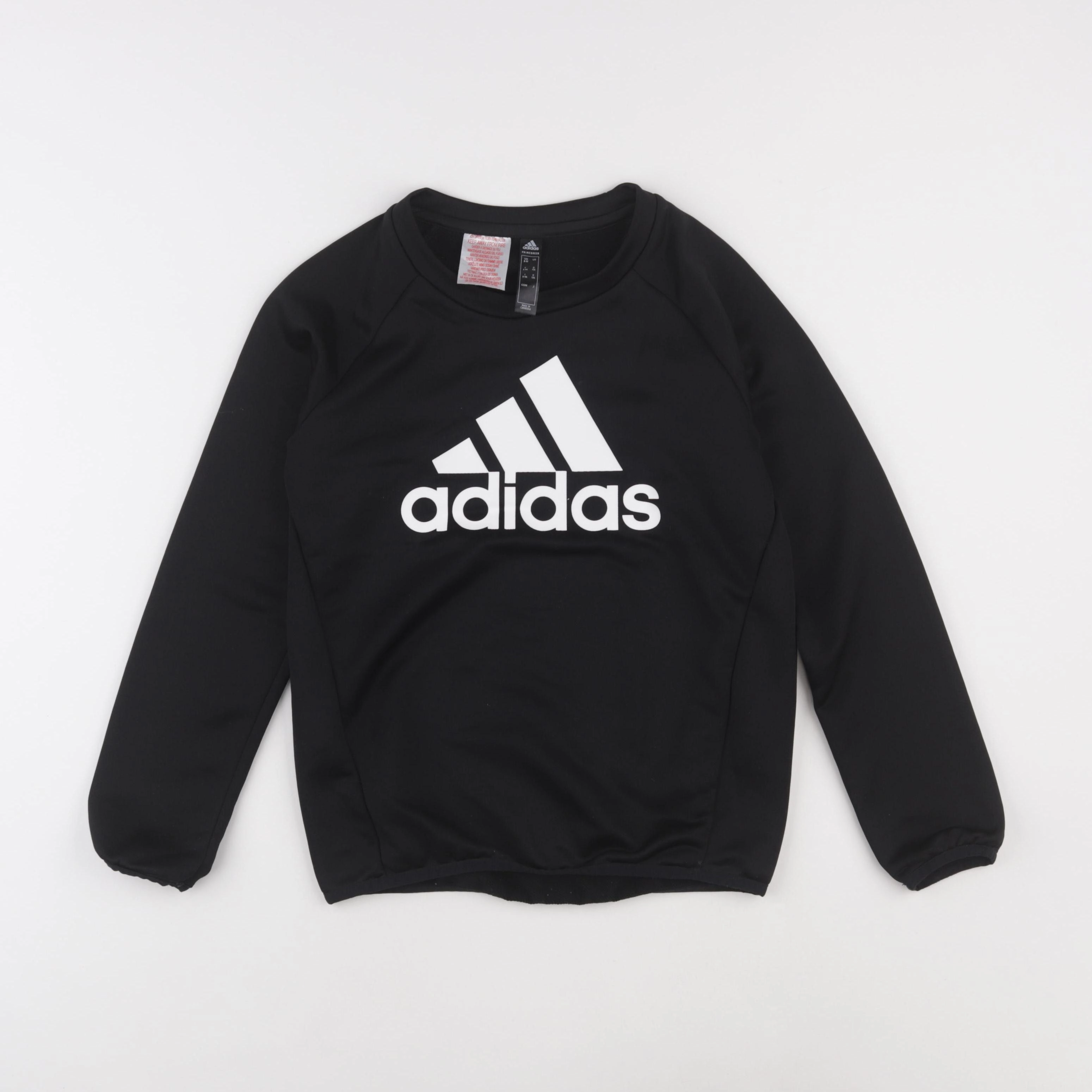 Adidas - sweat noir - 8 ans